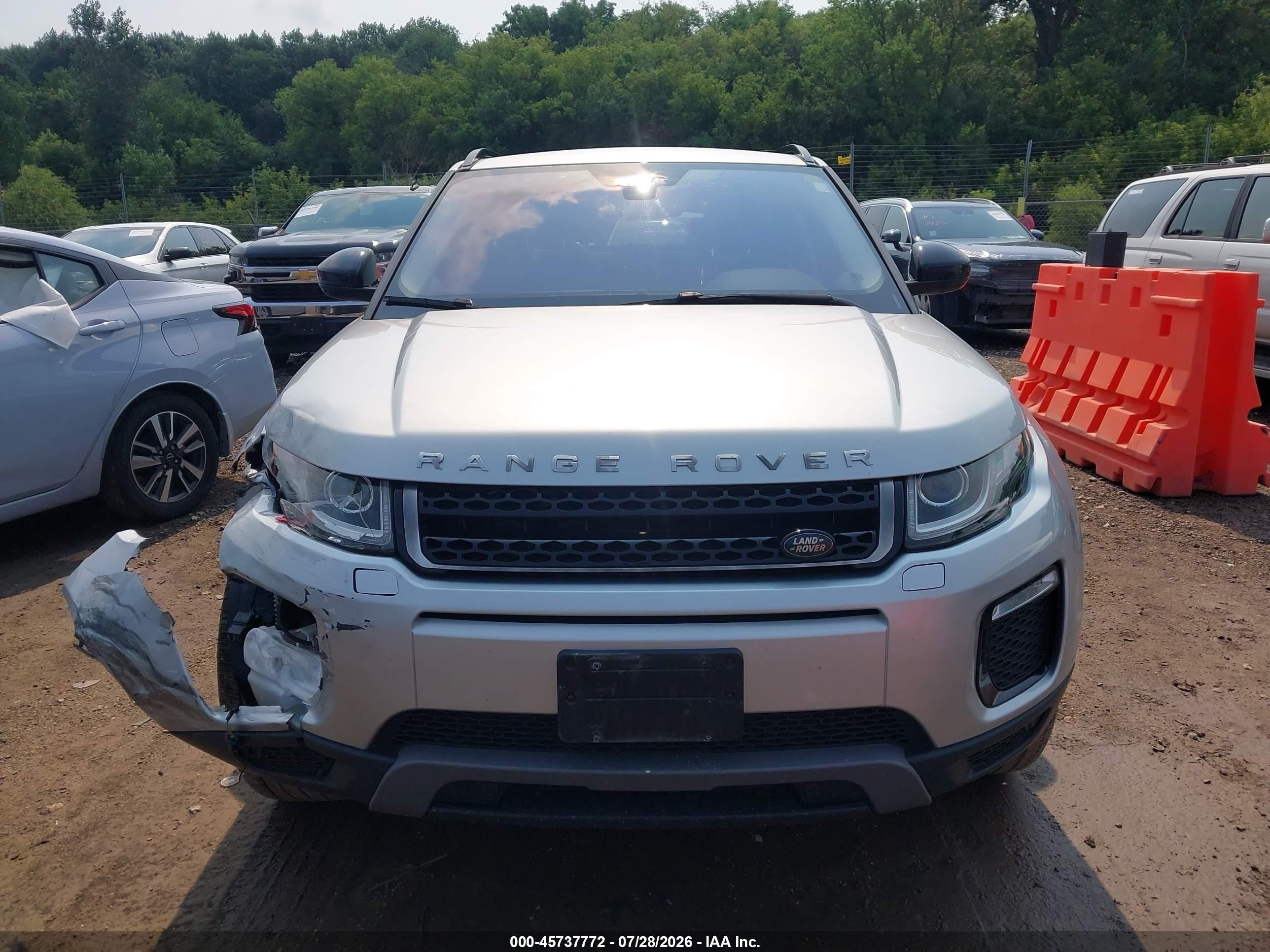 2016 Land Rover Range Rover Evoque Se/se Premium Silver vin: SALVP2BG3GH145562