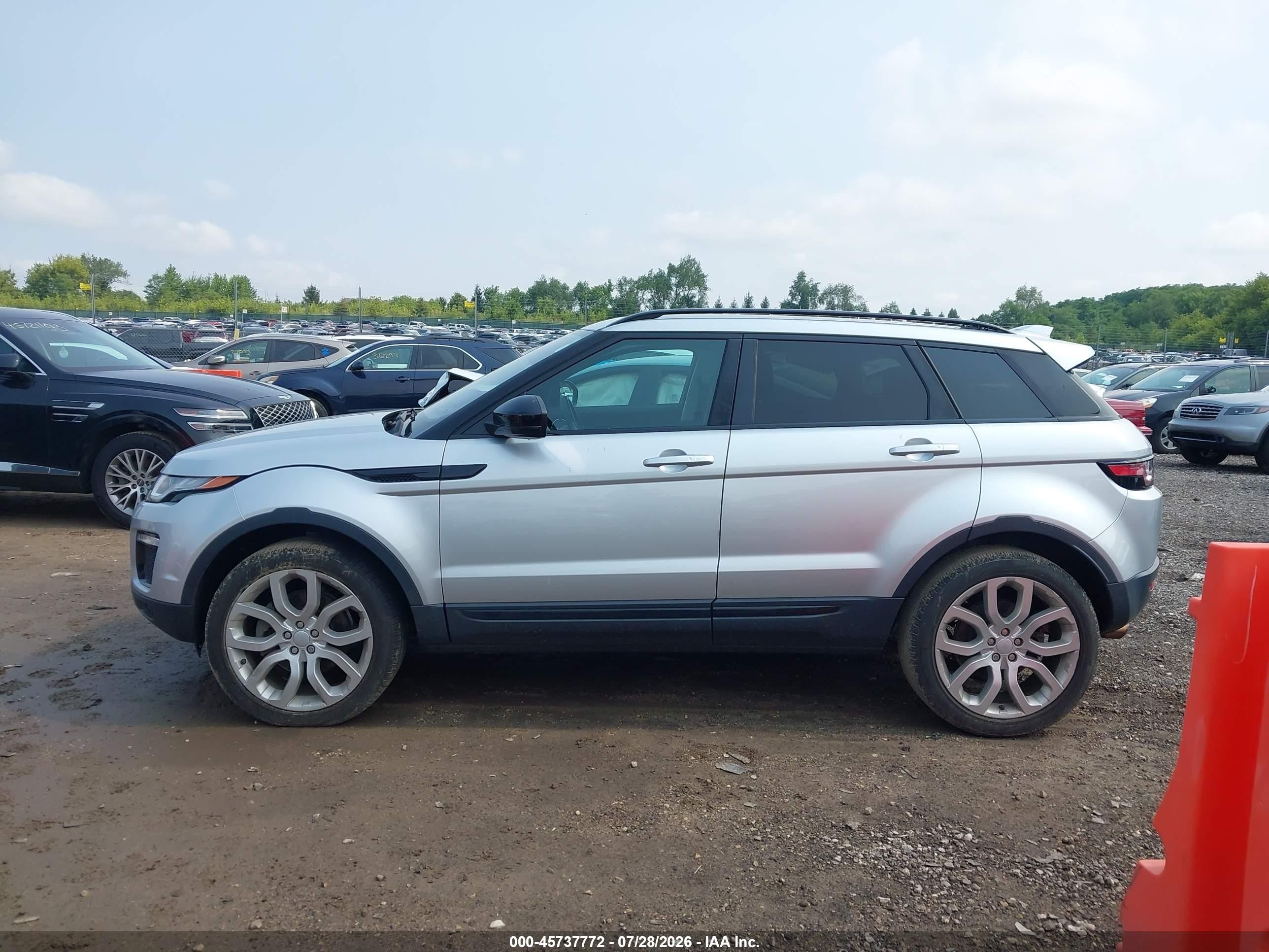 2016 Land Rover Range Rover Evoque Se/se Premium Silver vin: SALVP2BG3GH145562