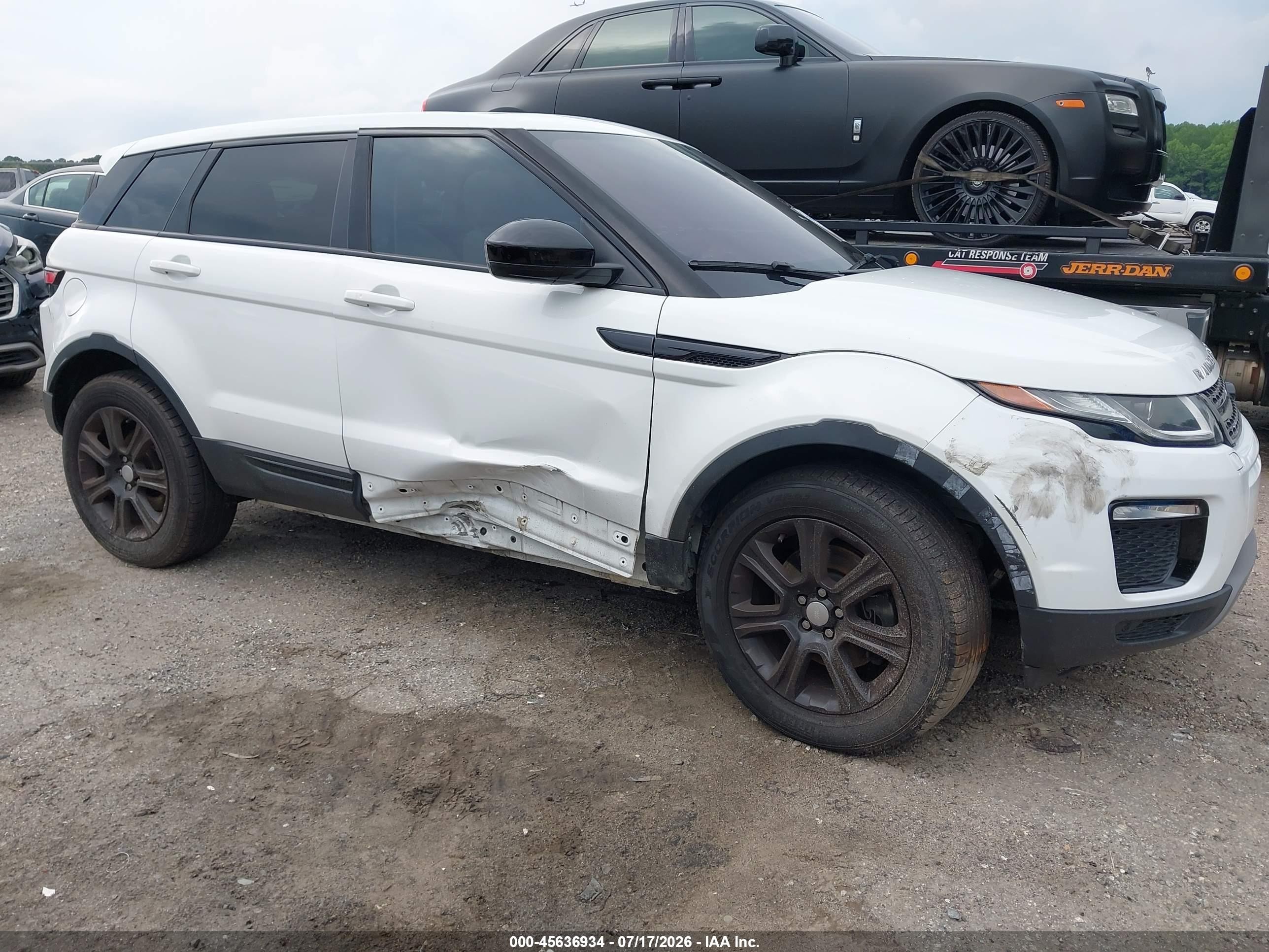 2017 Land Rover Range Rover Evoque Se/se Premium White vin: SALVP2BG3HH249552