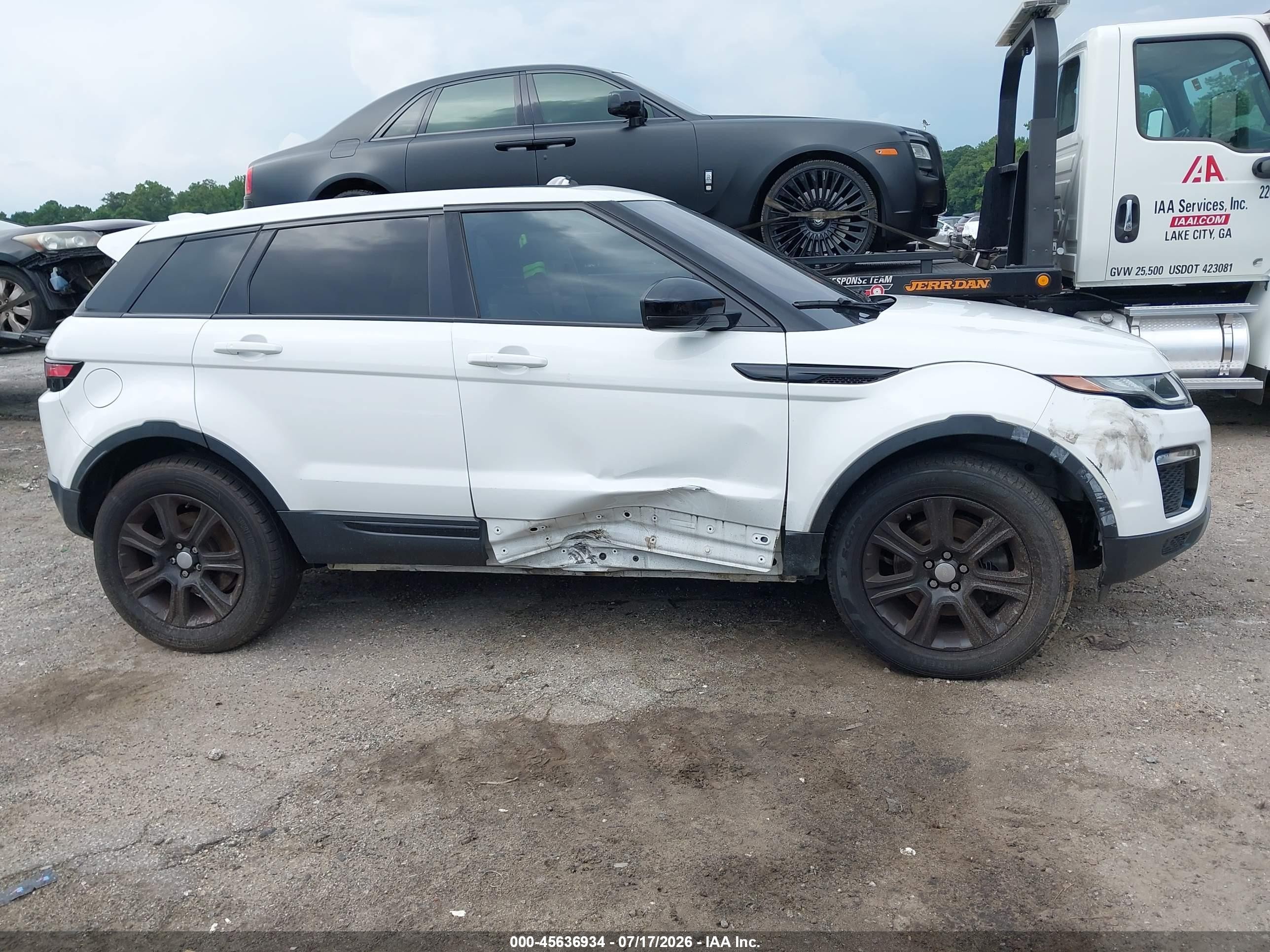 2017 Land Rover Range Rover Evoque Se/se Premium White vin: SALVP2BG3HH249552