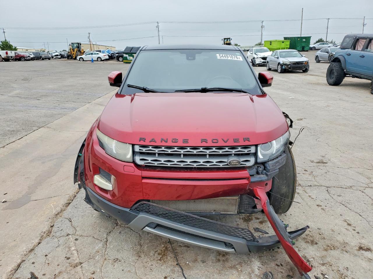 2013 Land Rover Range Rover Evoque Pure Plus Темно-бордовый vin: SALVP2BG4DH788157