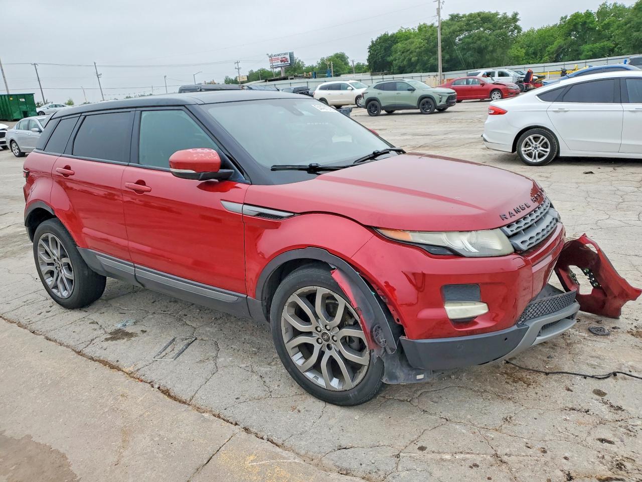 2013 Land Rover Range Rover Evoque Pure Plus Темно-бордовый vin: SALVP2BG4DH788157