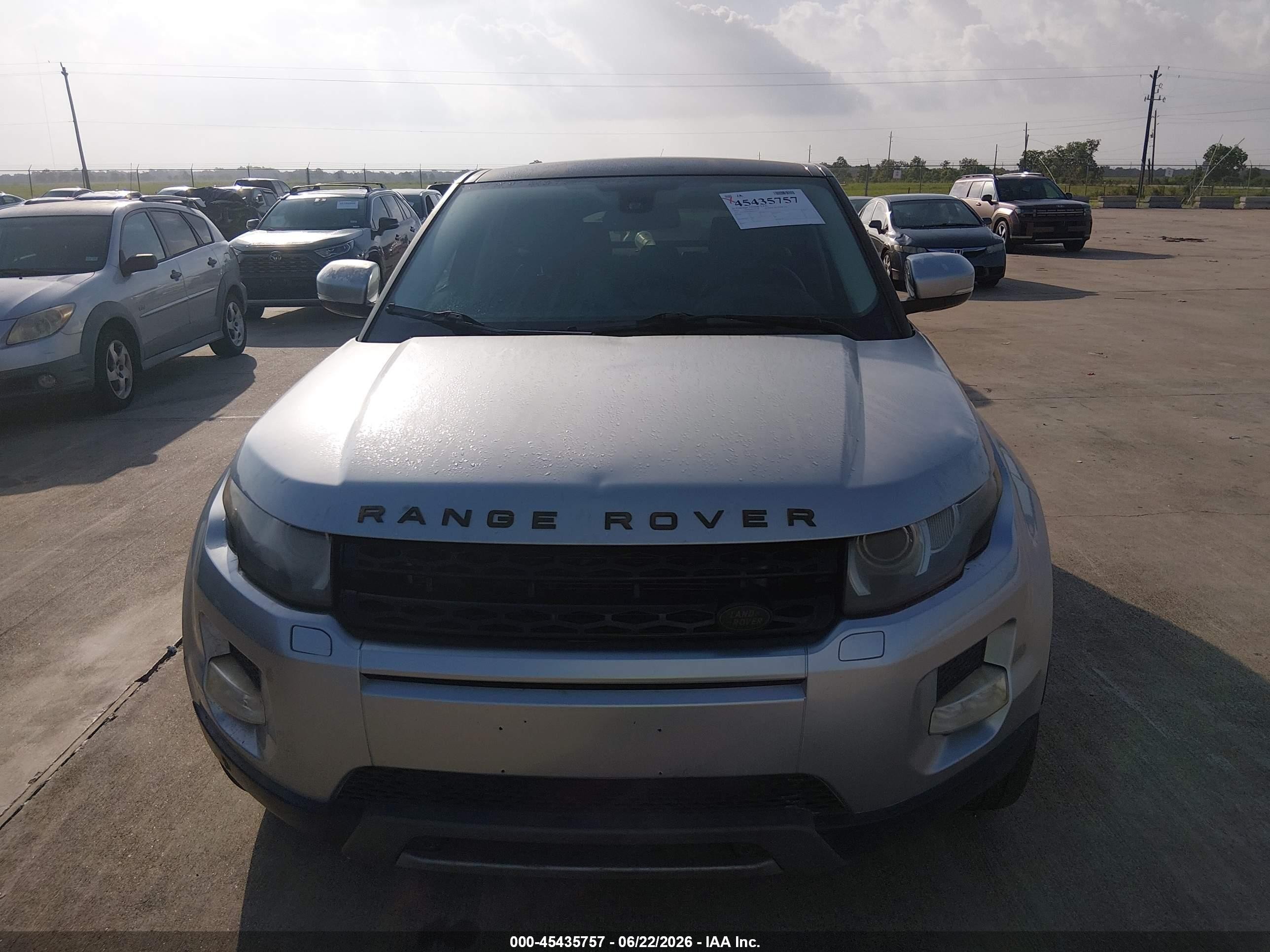 2013 Land Rover Range Rover Evoque Pure Silver vin: SALVP2BG4DH852259