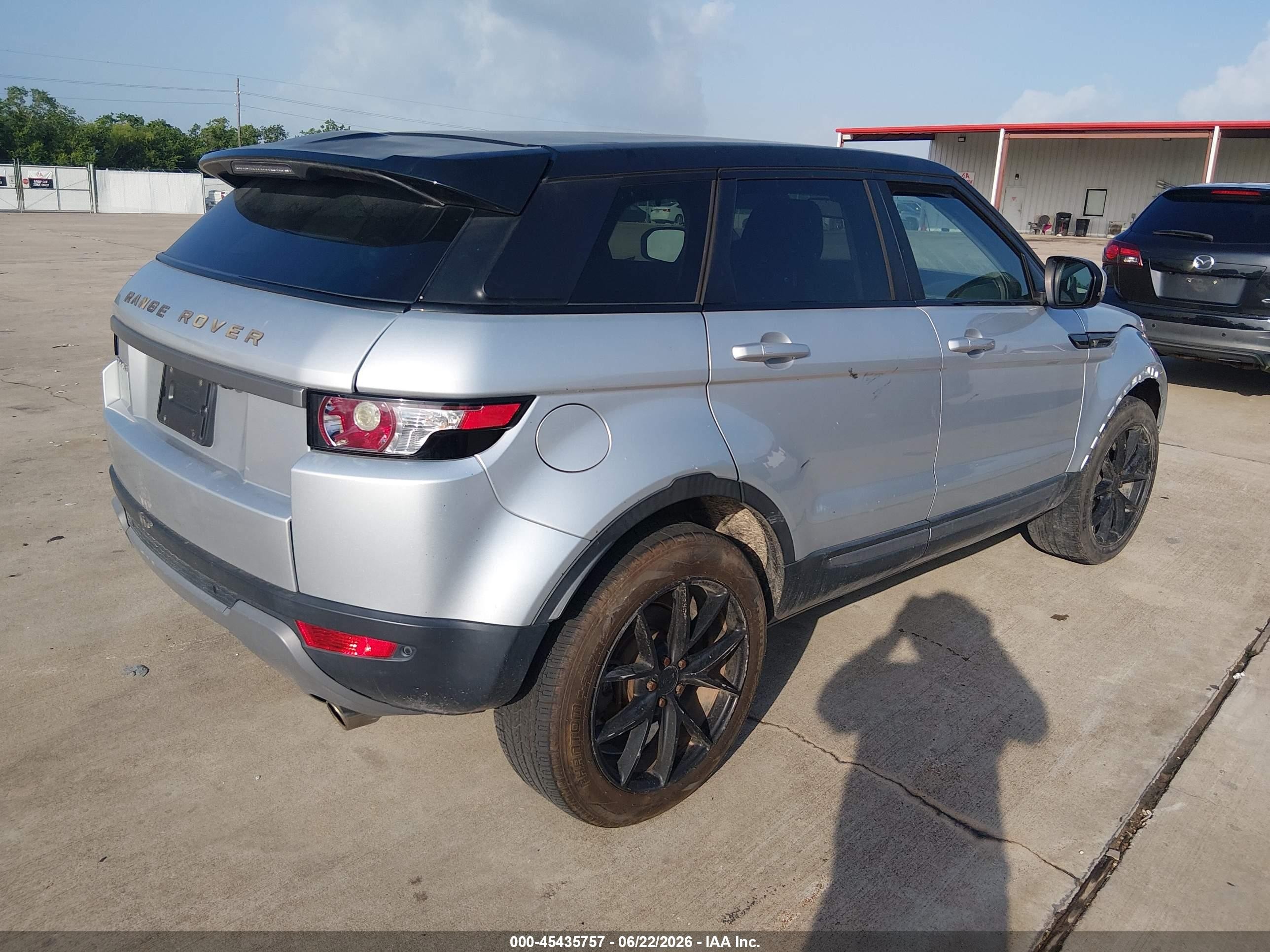2013 Land Rover Range Rover Evoque Pure Silver vin: SALVP2BG4DH852259