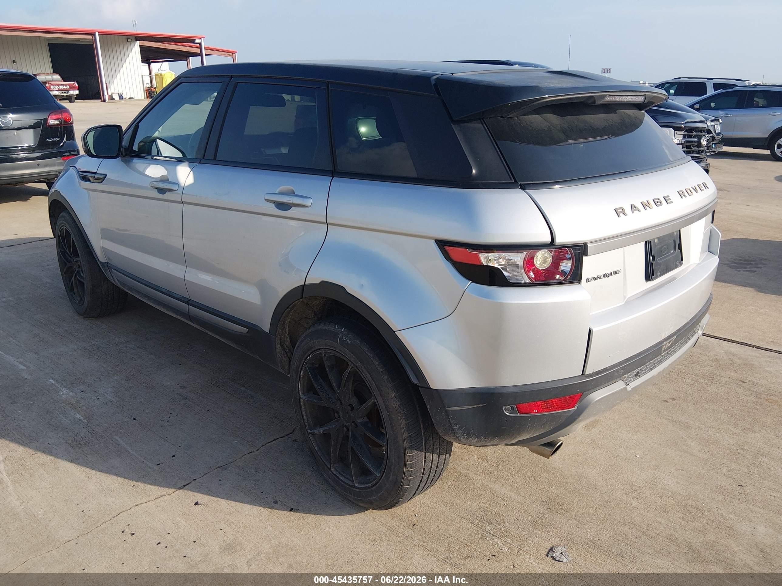 2013 Land Rover Range Rover Evoque Pure Silver vin: SALVP2BG4DH852259