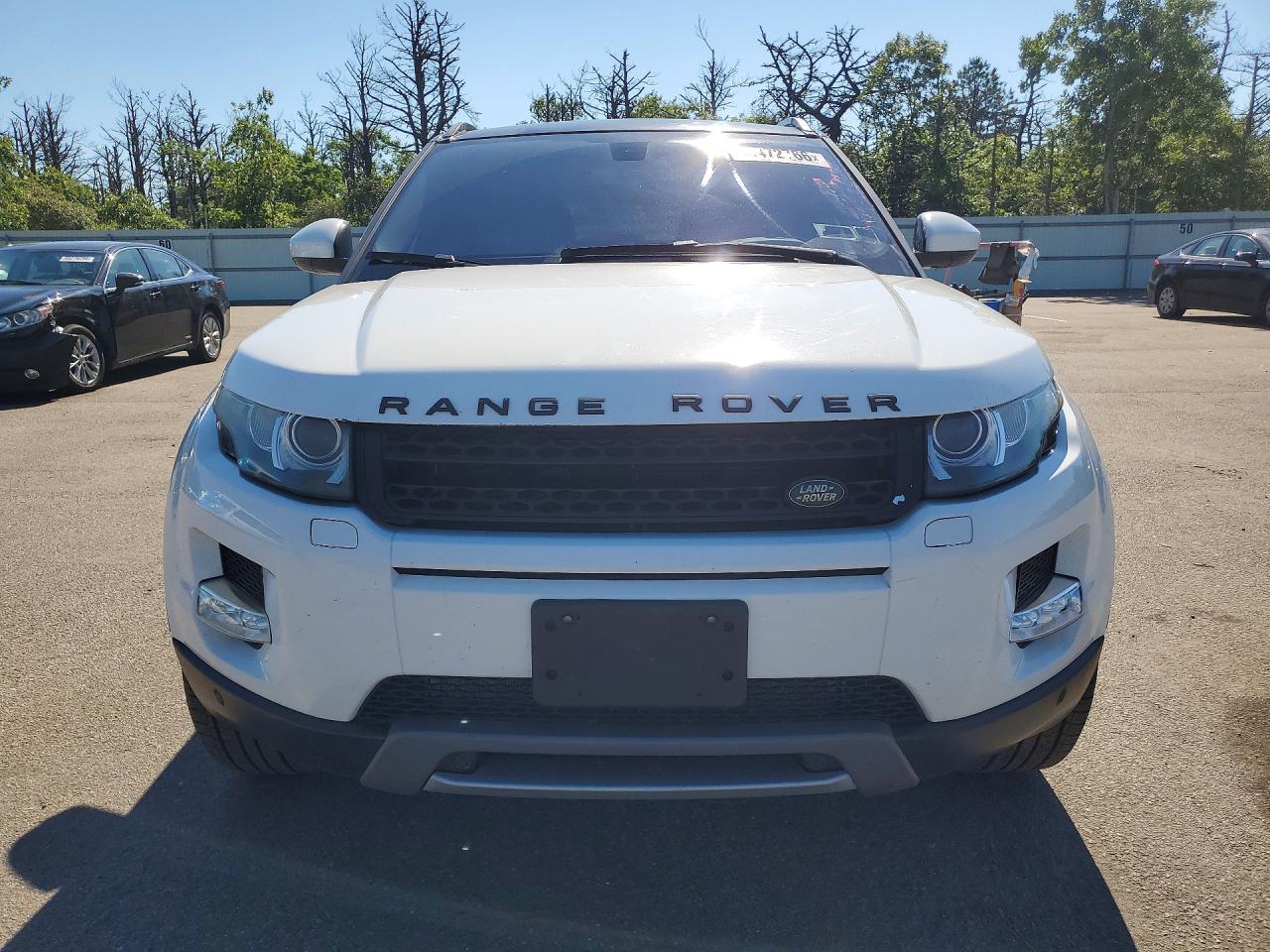 2014 Land Rover Range Rover Evoque Pure Plus White vin: SALVP2BG4EH950905
