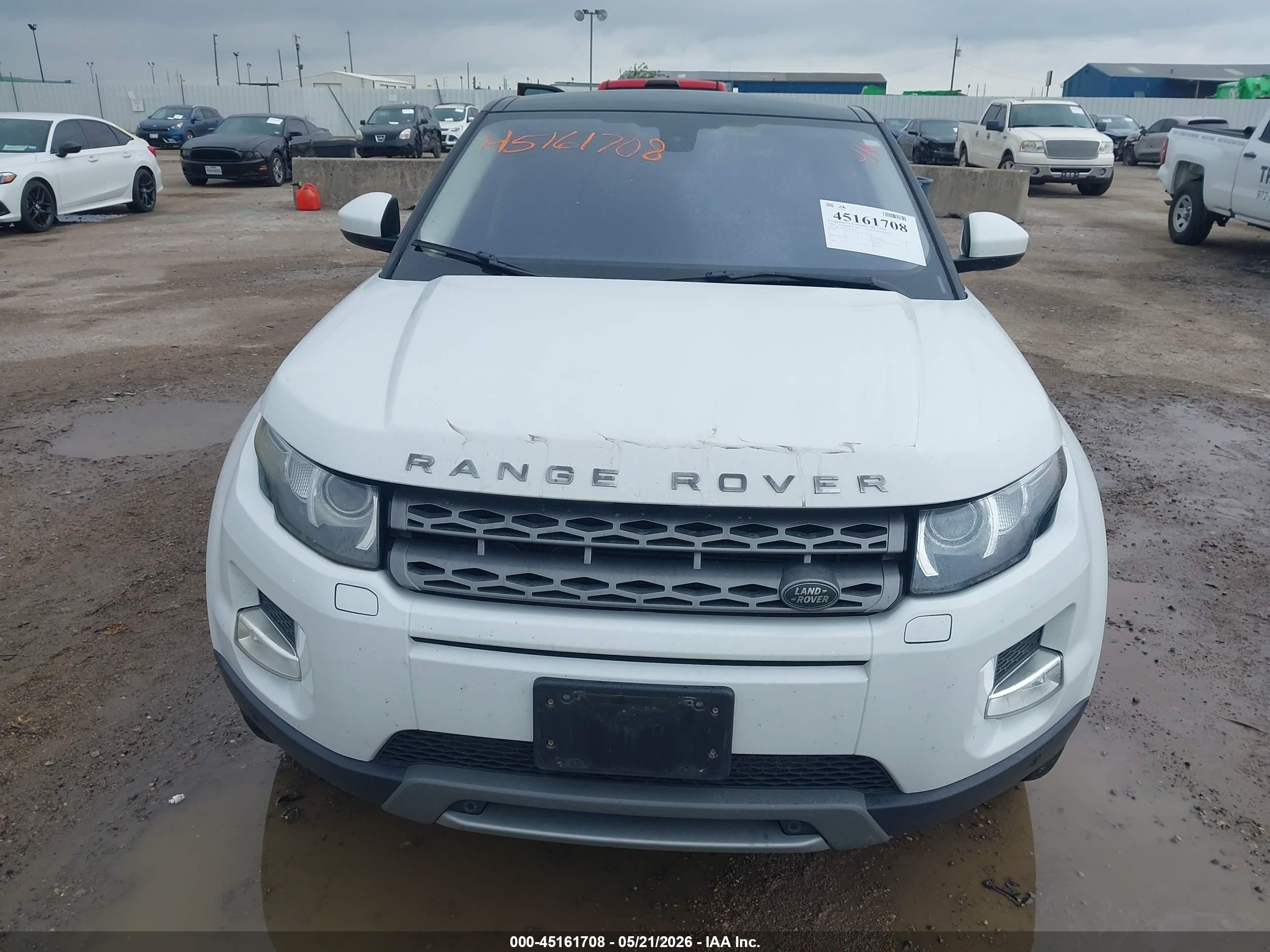 2015 Land Rover Range Rover Evoque Pure White vin: SALVP2BG4FH019936
