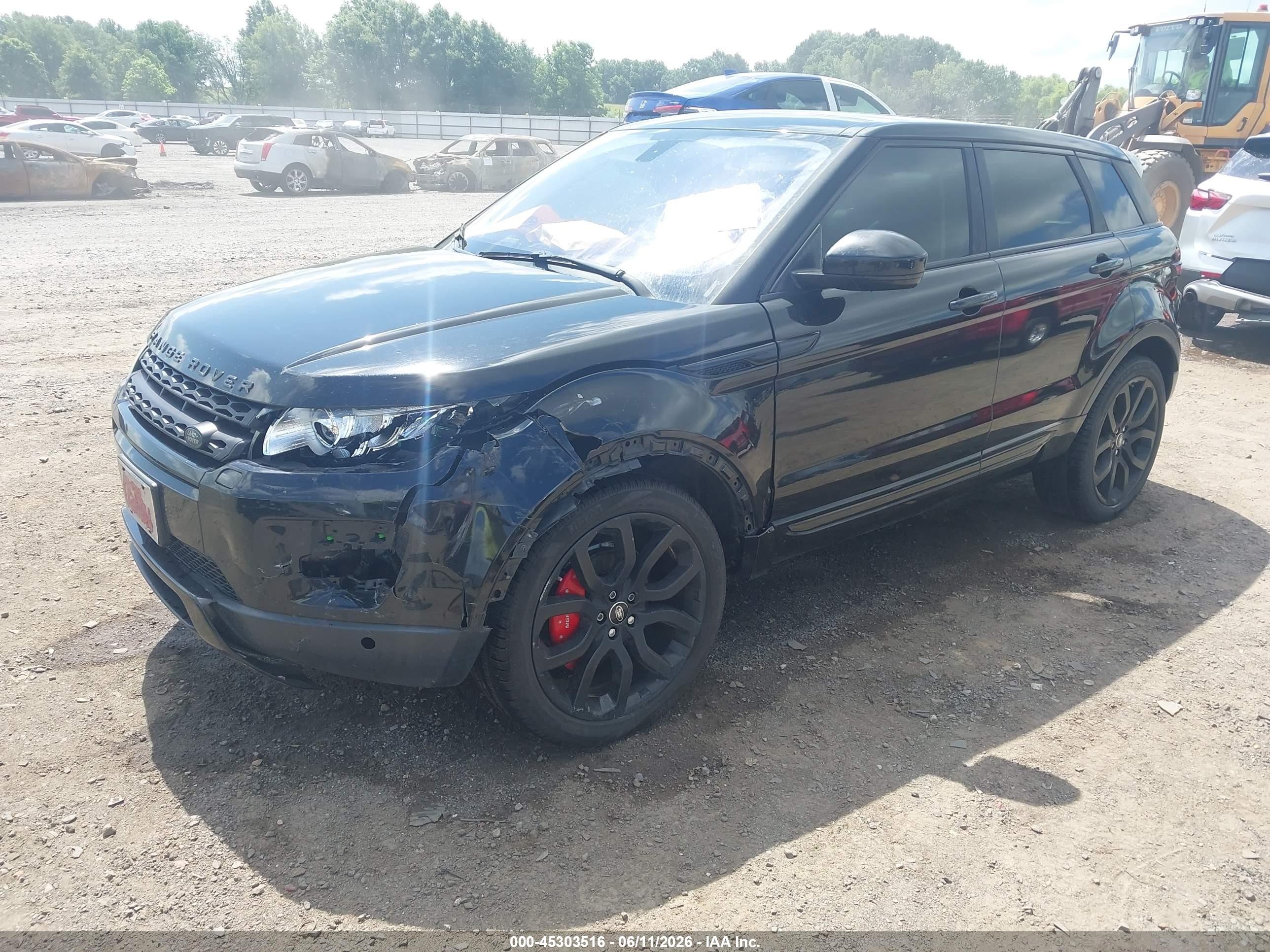 2015 Land Rover Range Rover Evoque Pure Black vin: SALVP2BG4FH021878