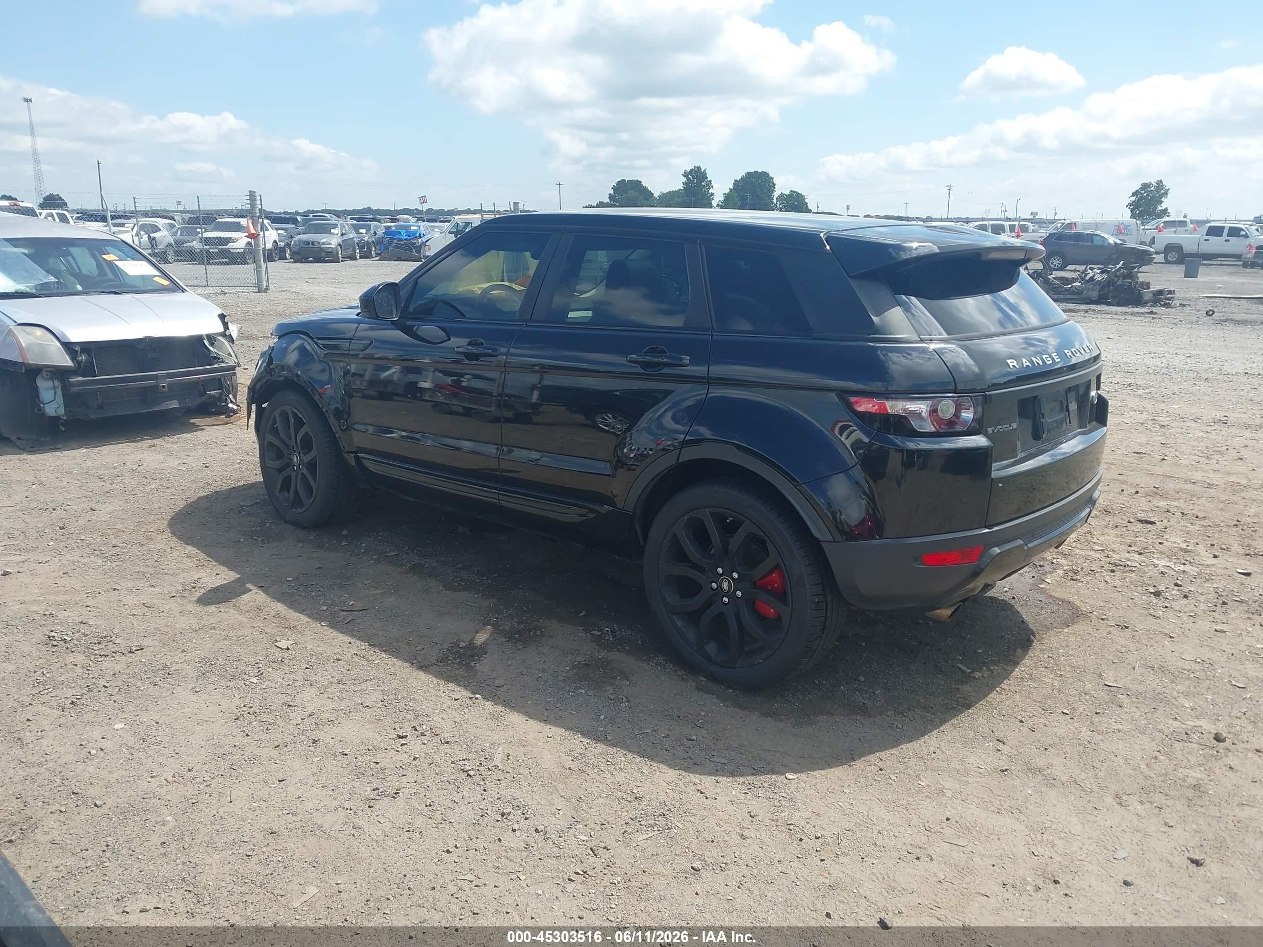2015 Land Rover Range Rover Evoque Pure Black vin: SALVP2BG4FH021878