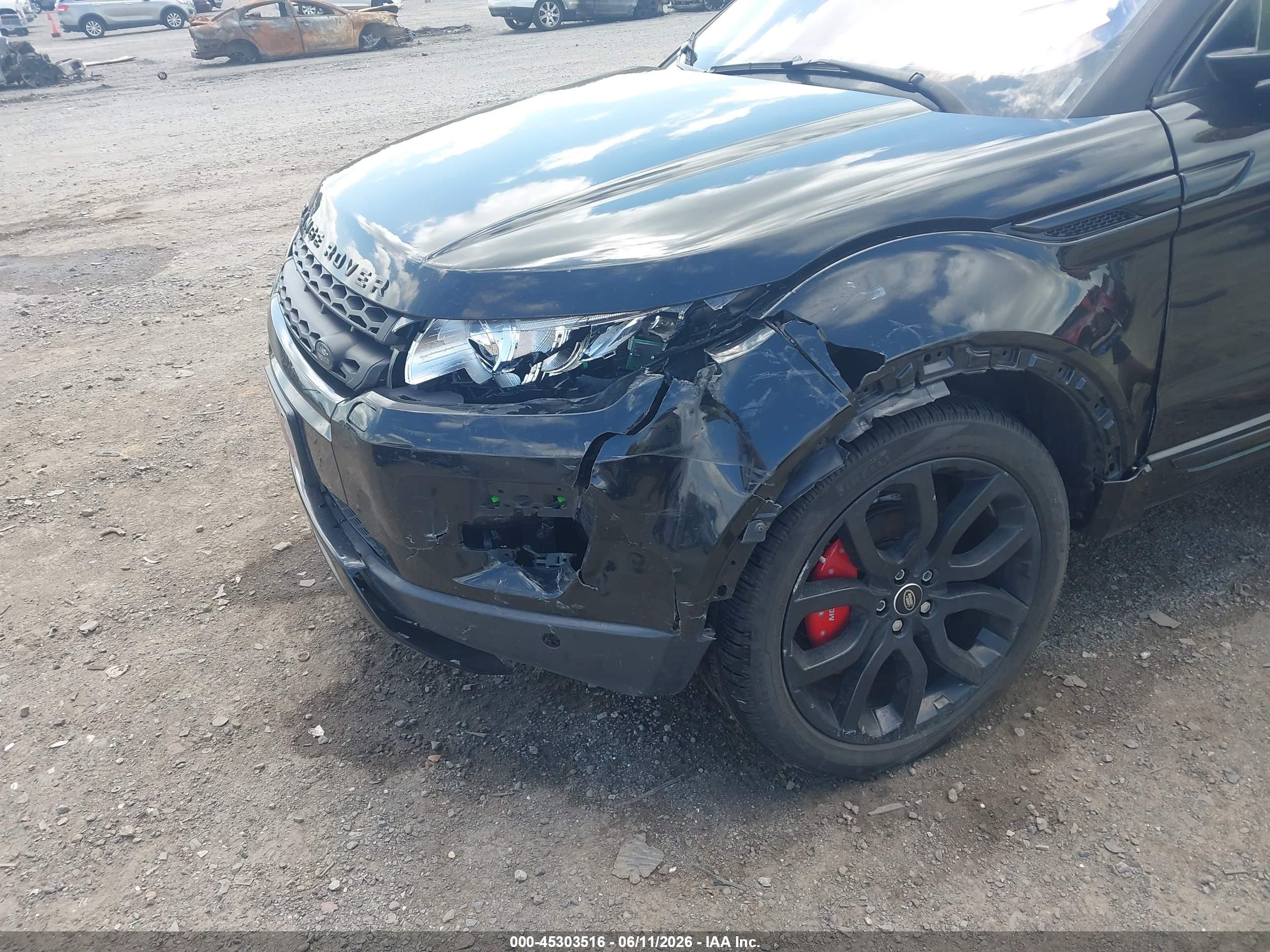2015 Land Rover Range Rover Evoque Pure Black vin: SALVP2BG4FH021878