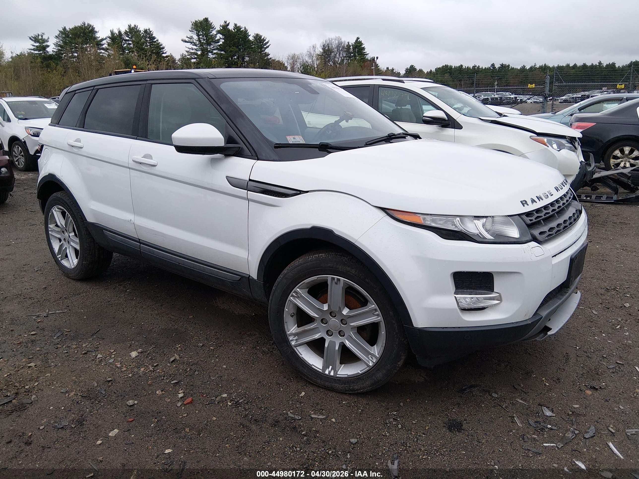 2015 Land Rover Range Rover Evoque Pure White vin: SALVP2BG4FH025025