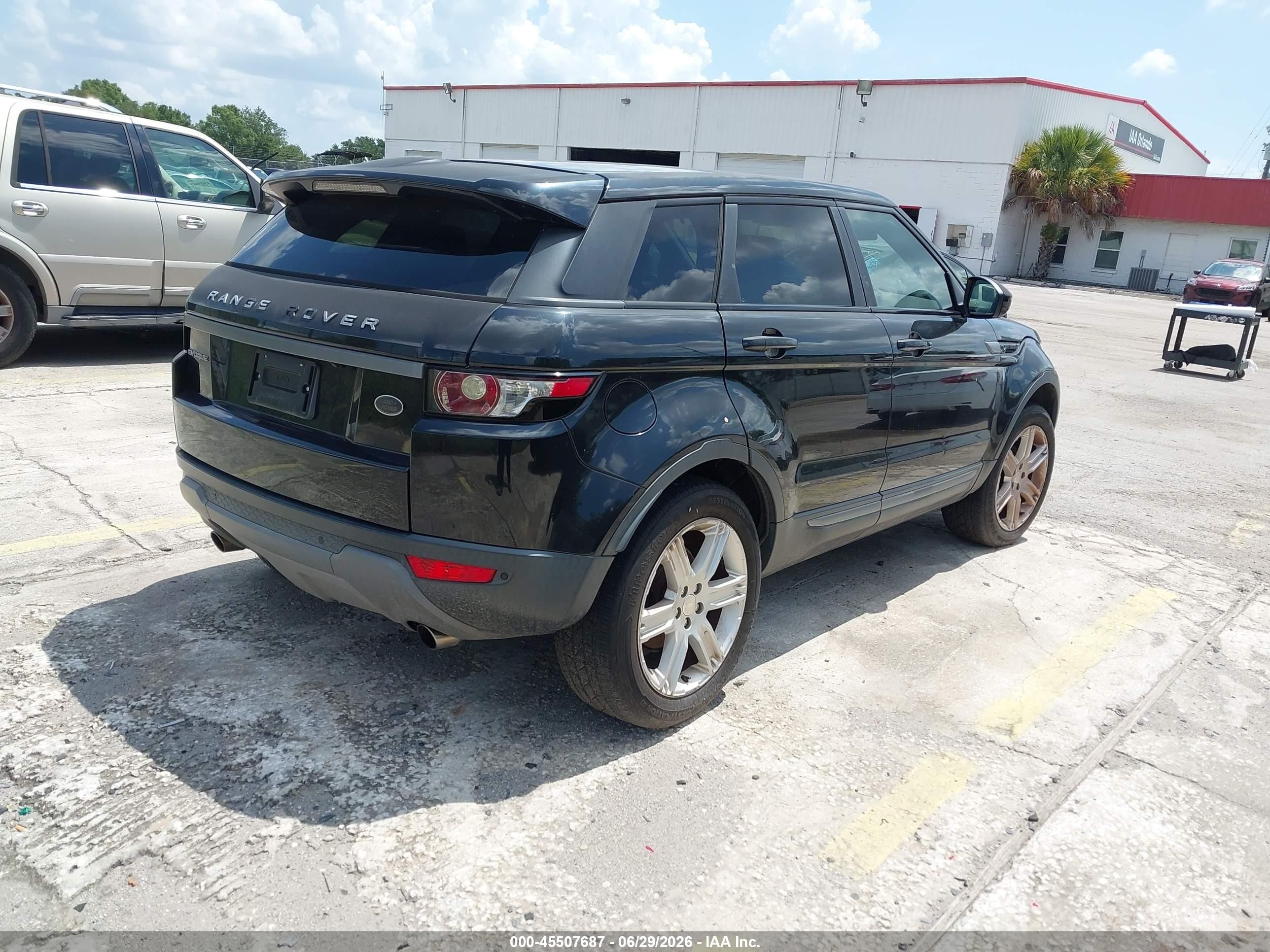 2015 Land Rover Range Rover Evoque Pure Black vin: SALVP2BG4FH032332