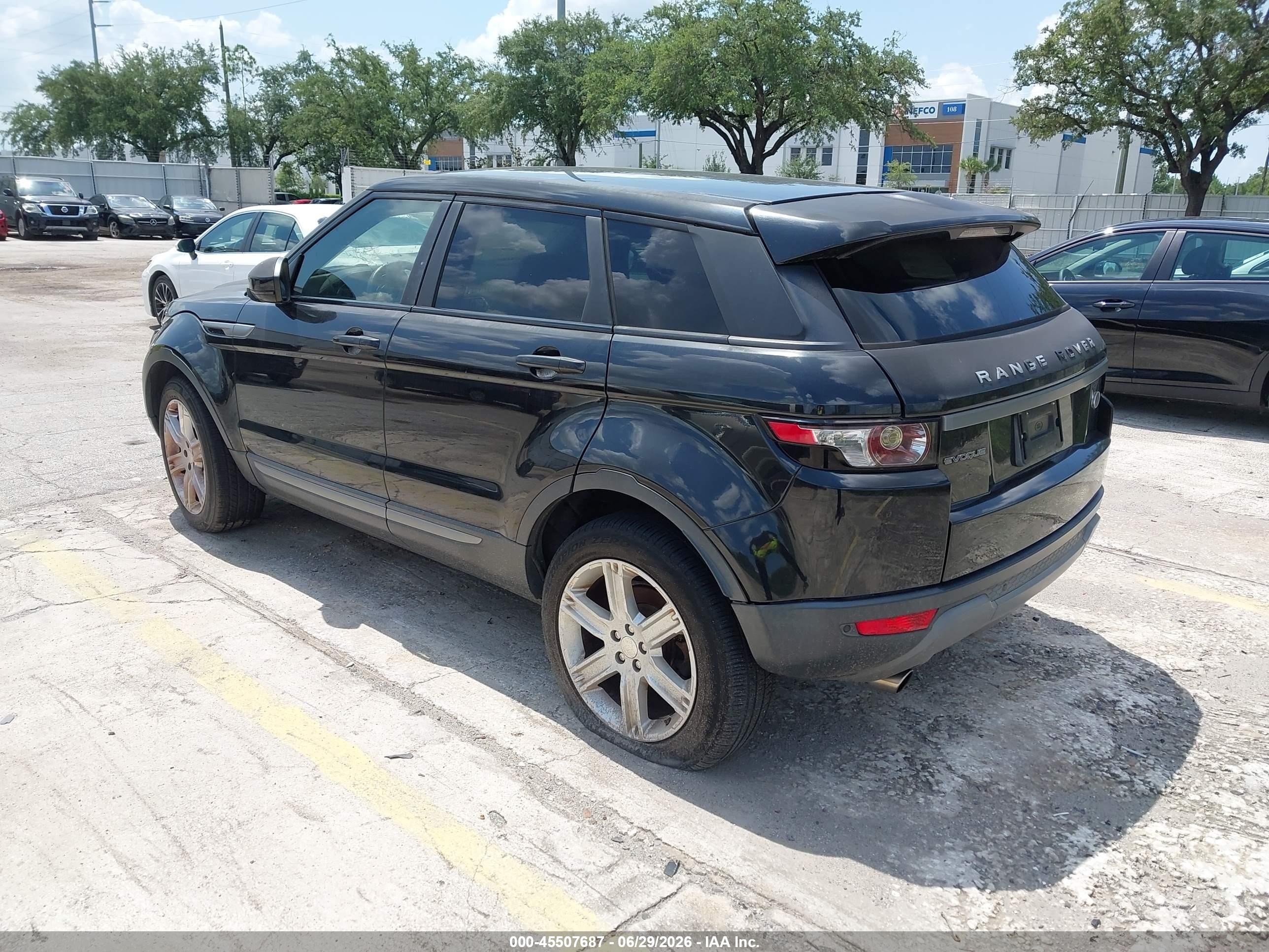 2015 Land Rover Range Rover Evoque Pure Black vin: SALVP2BG4FH032332