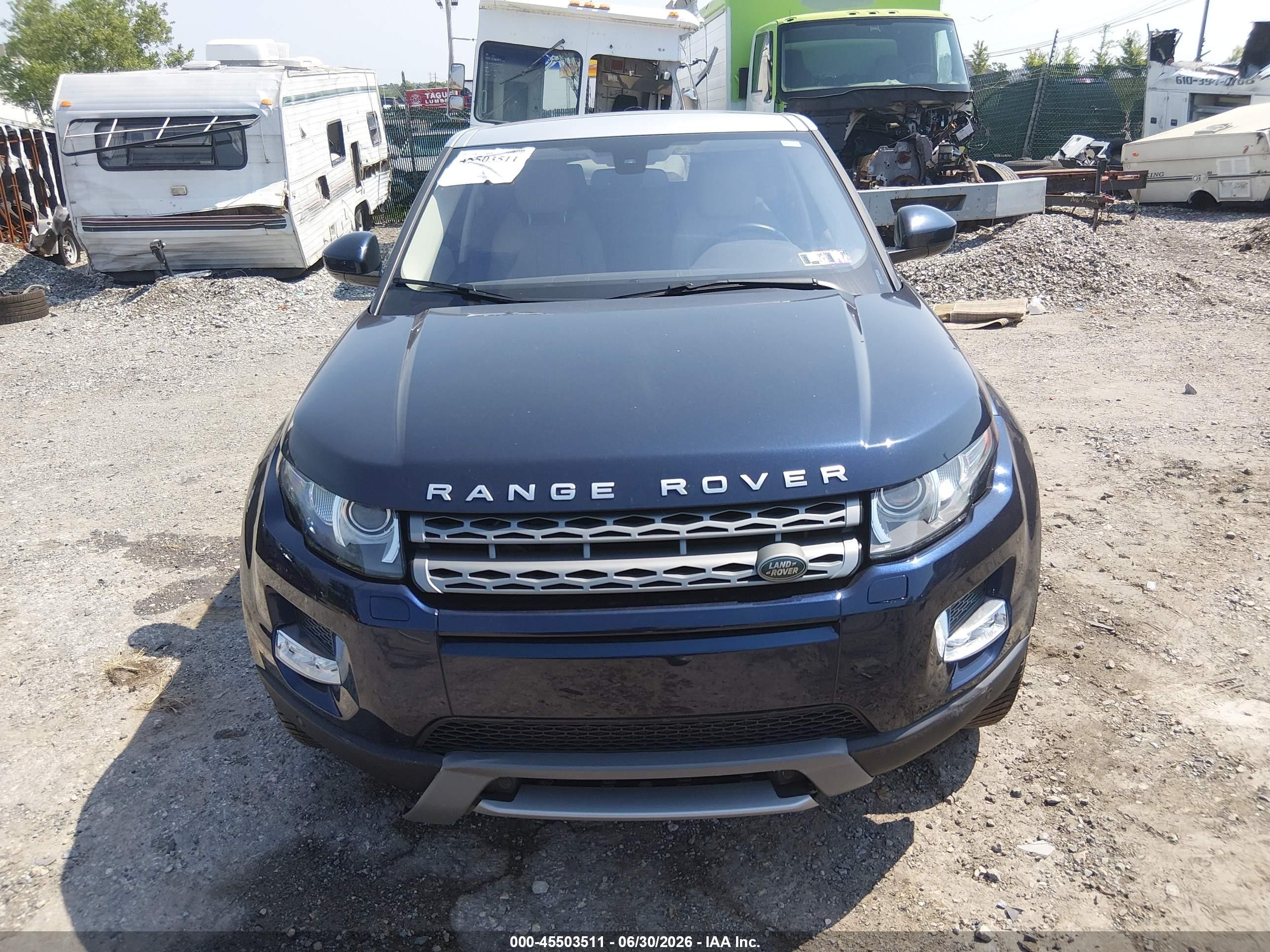 2015 Land Rover Range Rover Evoque Pure Dark Blue vin: SALVP2BG4FH961467