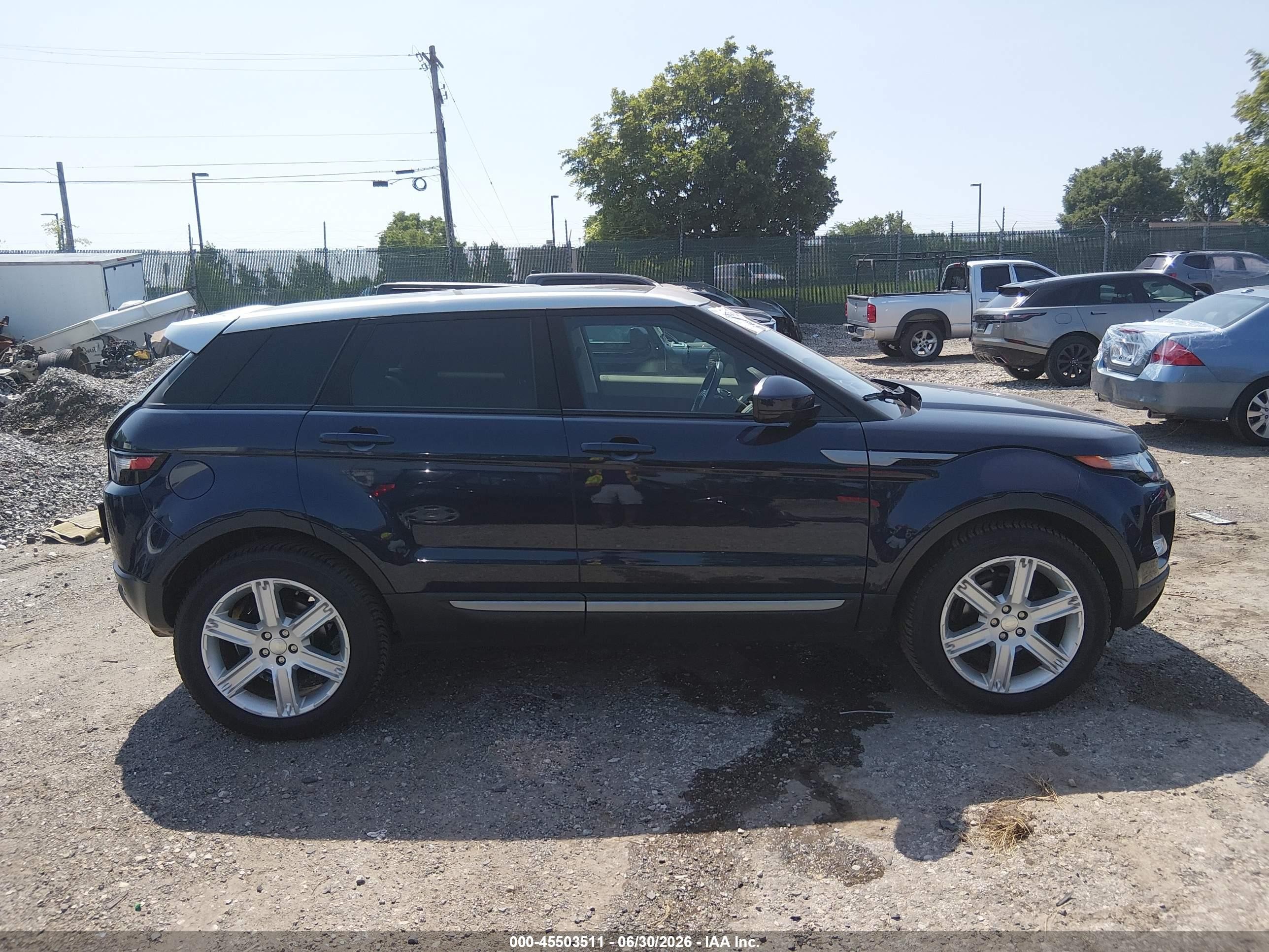 2015 Land Rover Range Rover Evoque Pure Dark Blue vin: SALVP2BG4FH961467