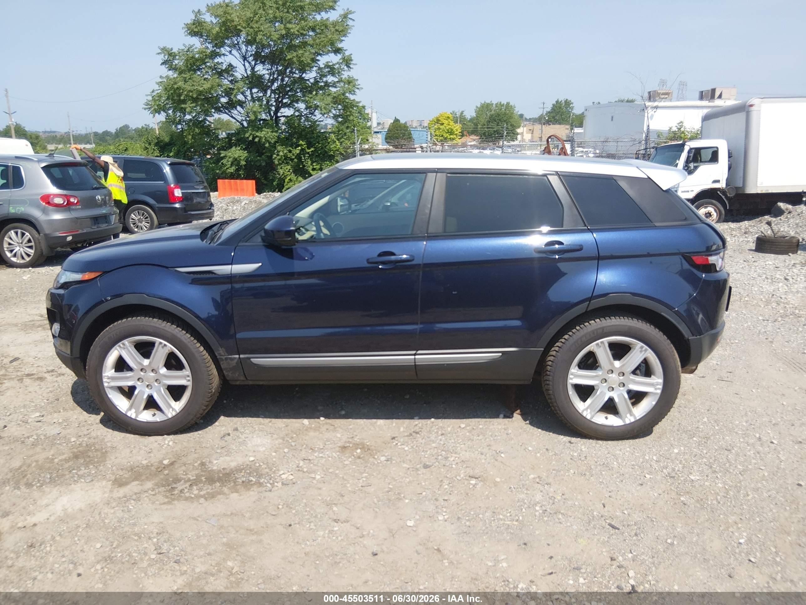 2015 Land Rover Range Rover Evoque Pure Dark Blue vin: SALVP2BG4FH961467