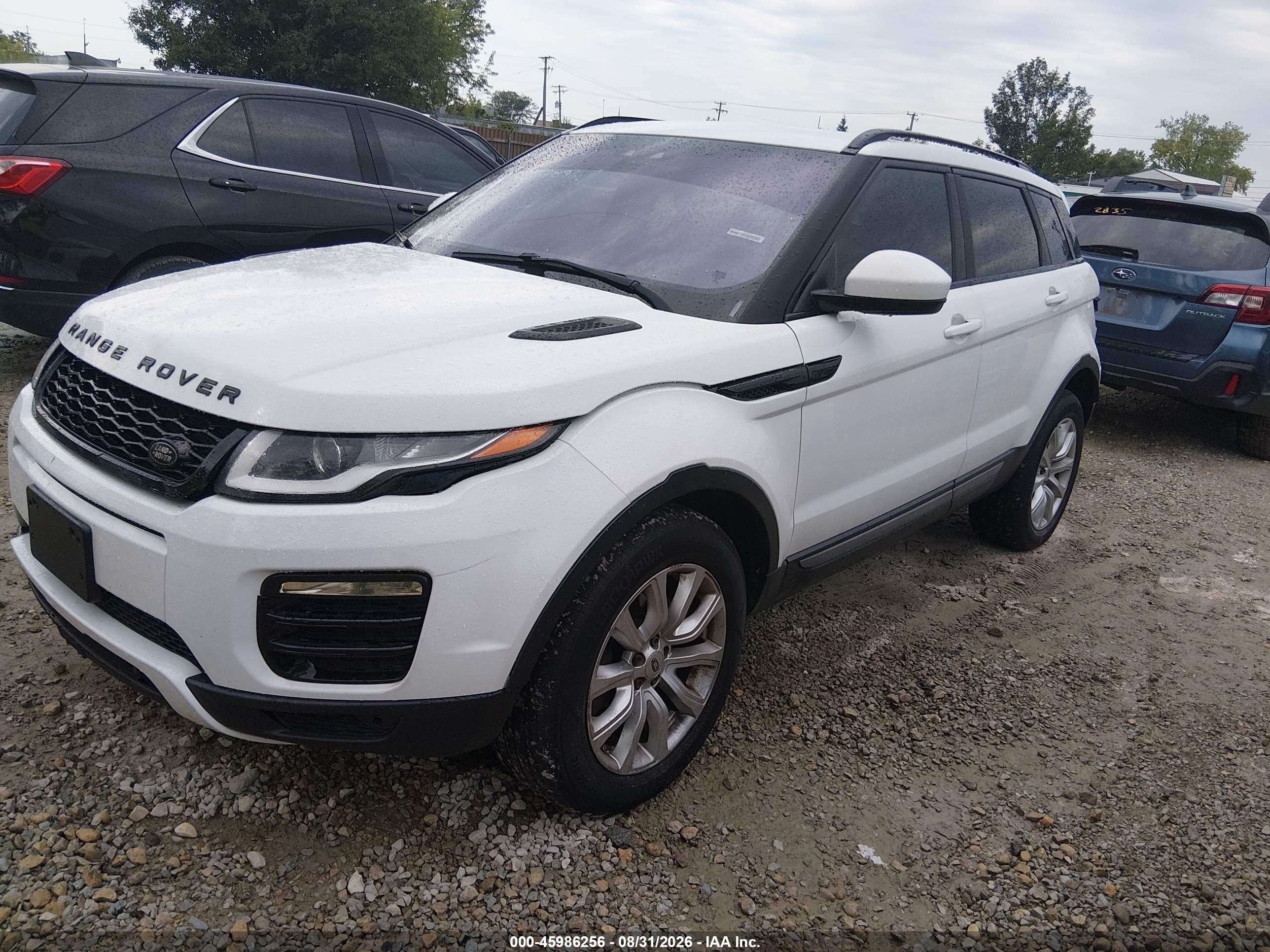 2016 Land Rover Range Rover Evoque Se/se Premium Белый vin: SALVP2BG4GH088854