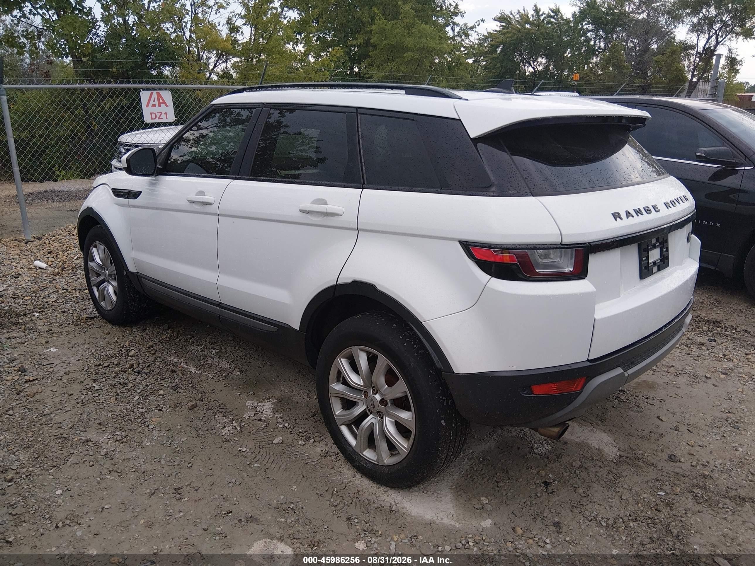 2016 Land Rover Range Rover Evoque Se/se Premium Белый vin: SALVP2BG4GH088854
