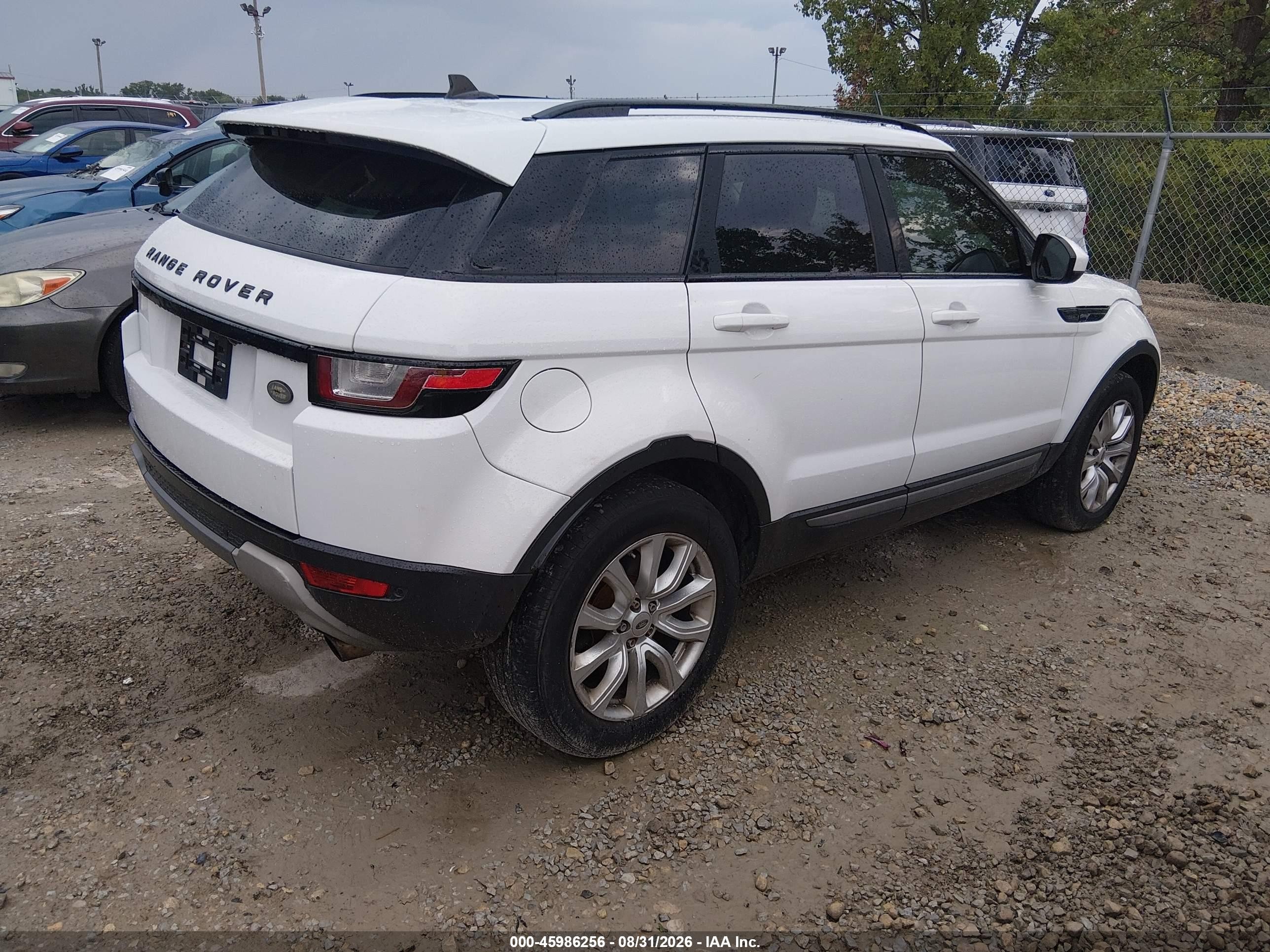 2016 Land Rover Range Rover Evoque Se/se Premium Белый vin: SALVP2BG4GH088854