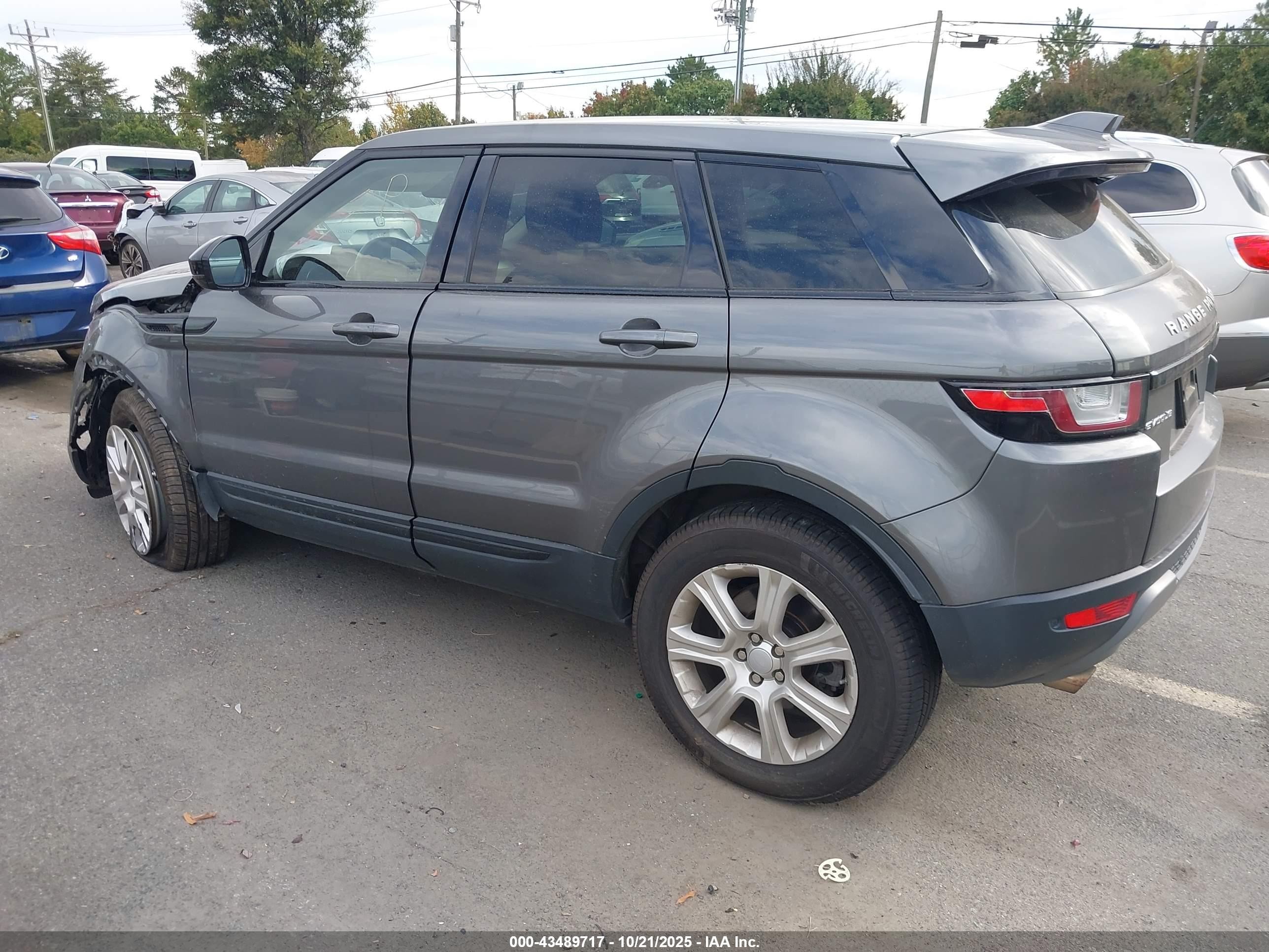 2017 Land Rover Range Rover Evoque Se/se Premium Серый vin: SALVP2BG4HH238320