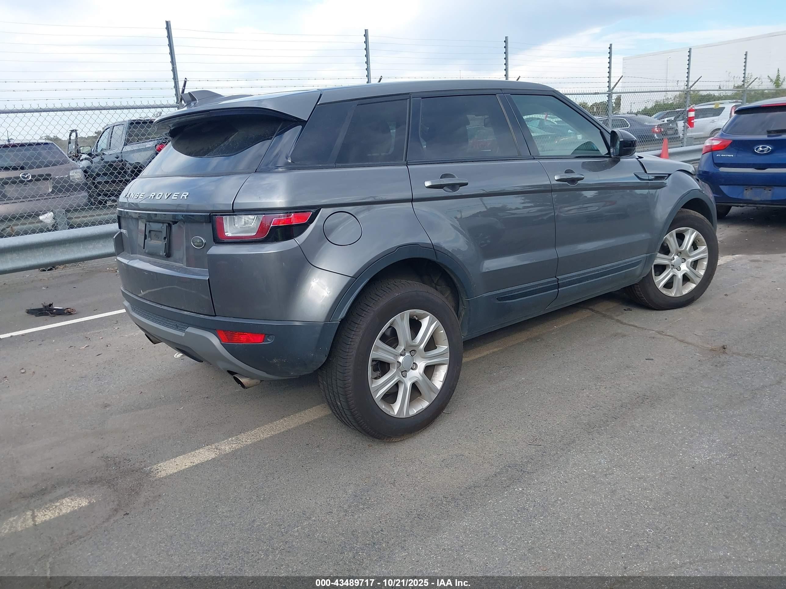 2017 Land Rover Range Rover Evoque Se/se Premium Серый vin: SALVP2BG4HH238320