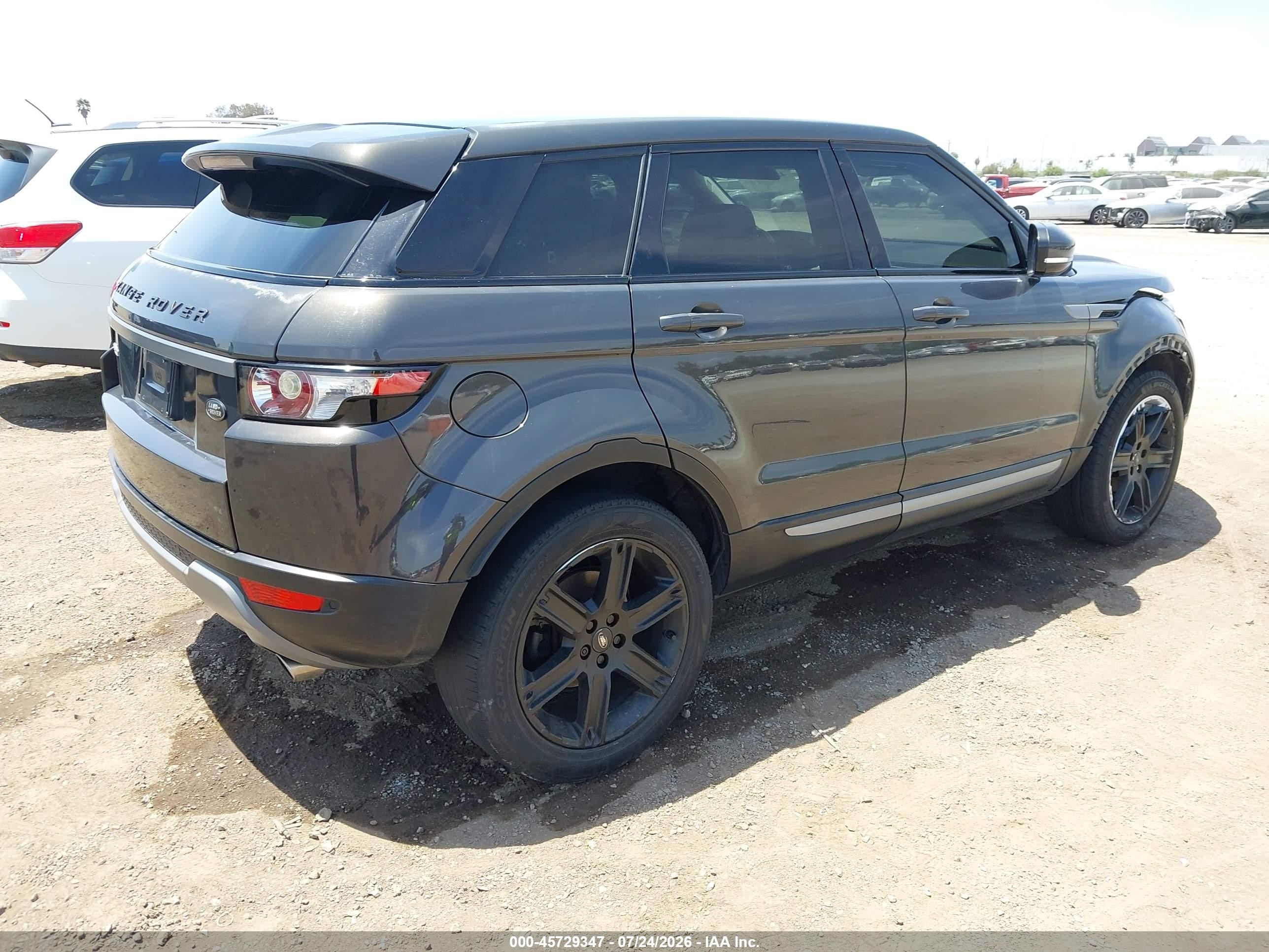 2013 Land Rover Range Rover Evoque Pure Черный vin: SALVP2BG5DH746533