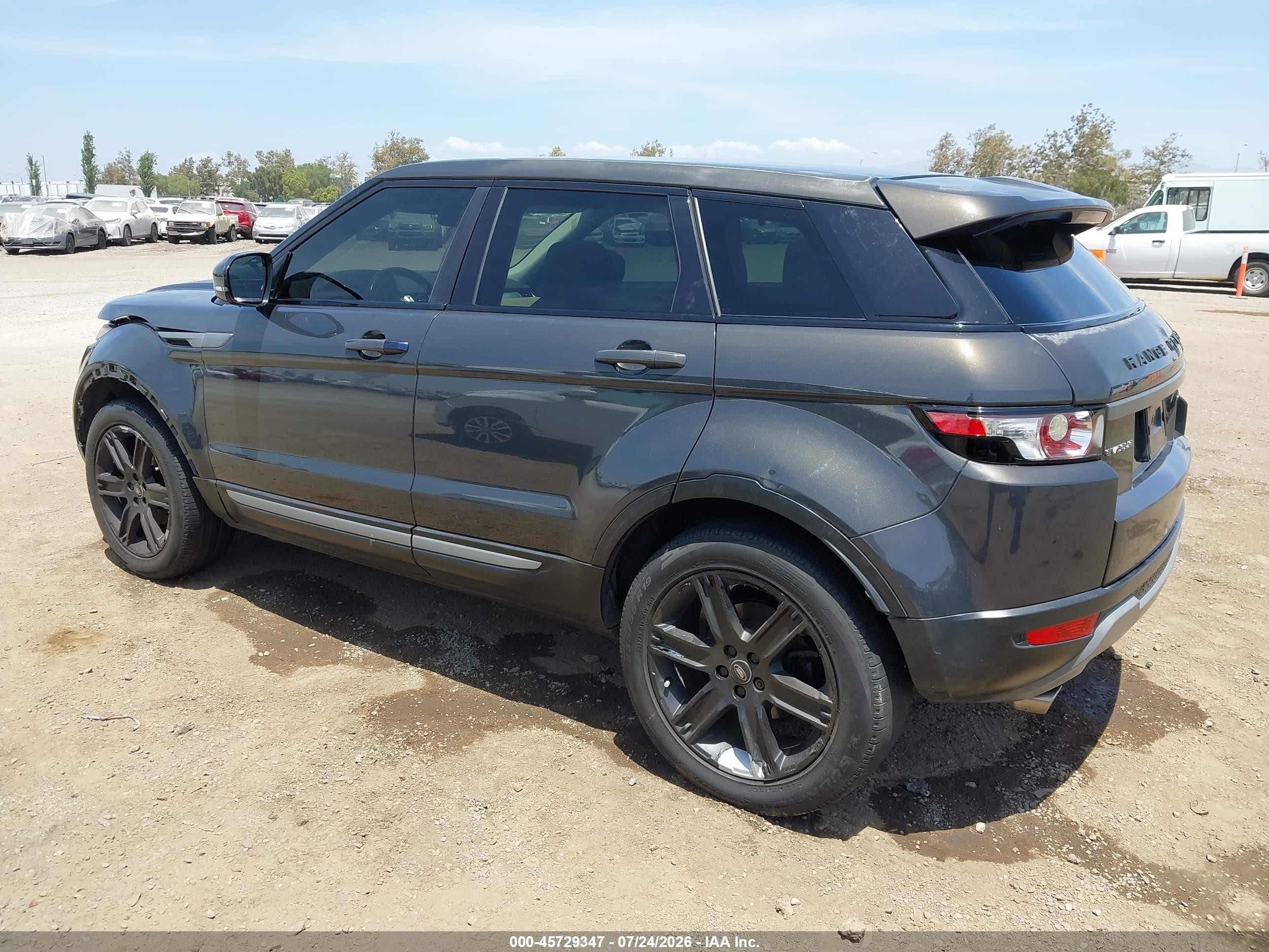 2013 Land Rover Range Rover Evoque Pure Черный vin: SALVP2BG5DH746533