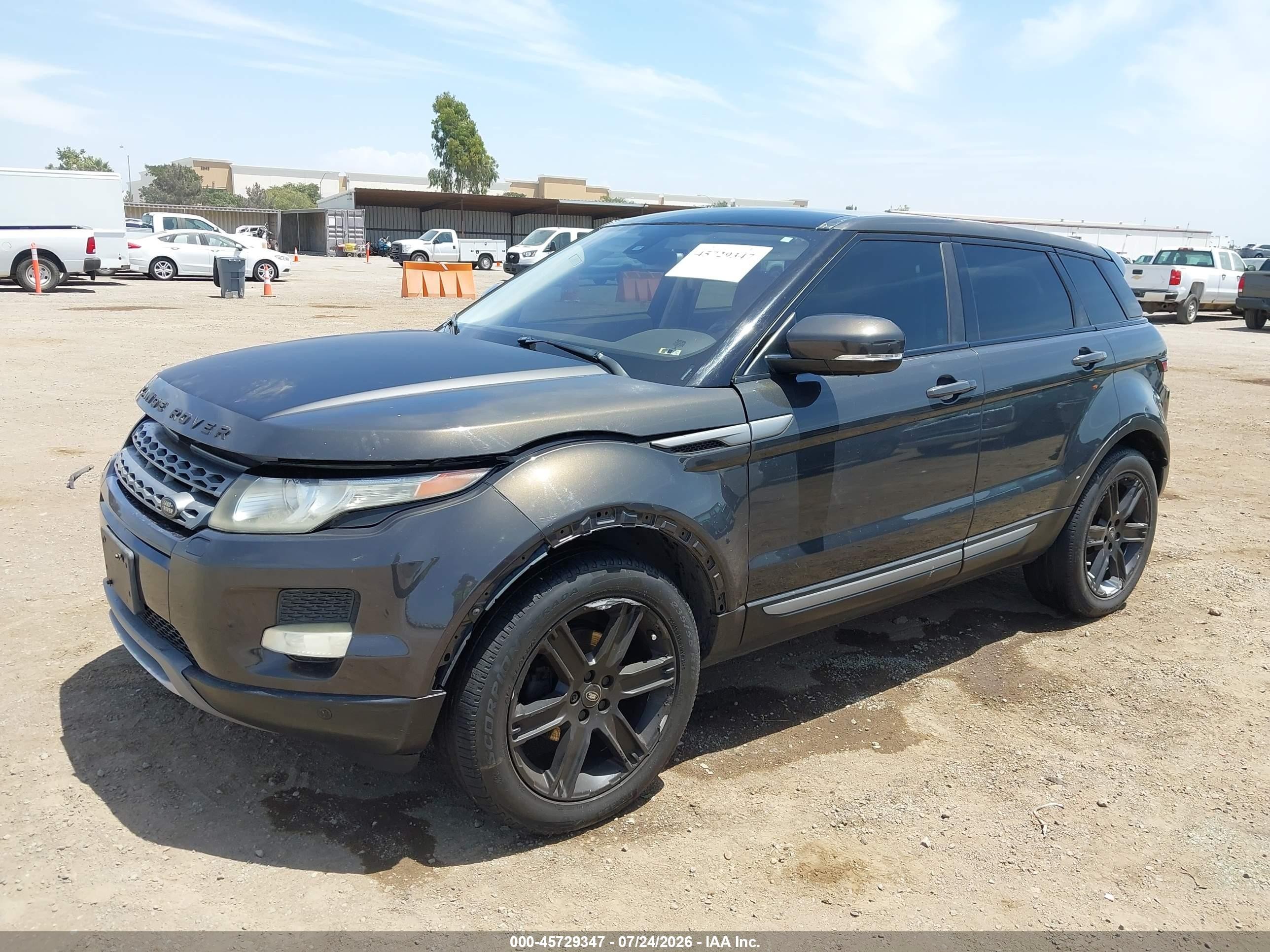 2013 Land Rover Range Rover Evoque Pure Черный vin: SALVP2BG5DH746533