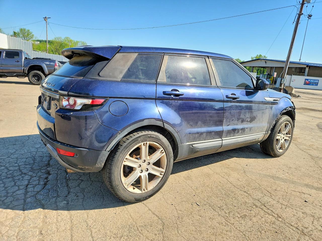 2014 Land Rover Range Rover Evoque Pure Plus Blue vin: SALVP2BG5EH935751