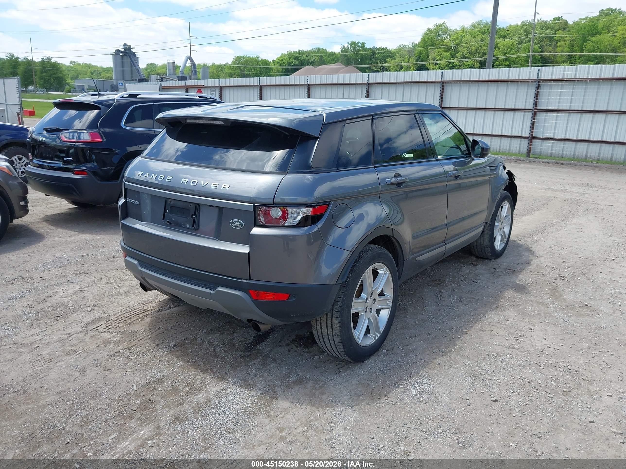 2015 Land Rover Range Rover Evoque Pure Gray vin: SALVP2BG5FH039208