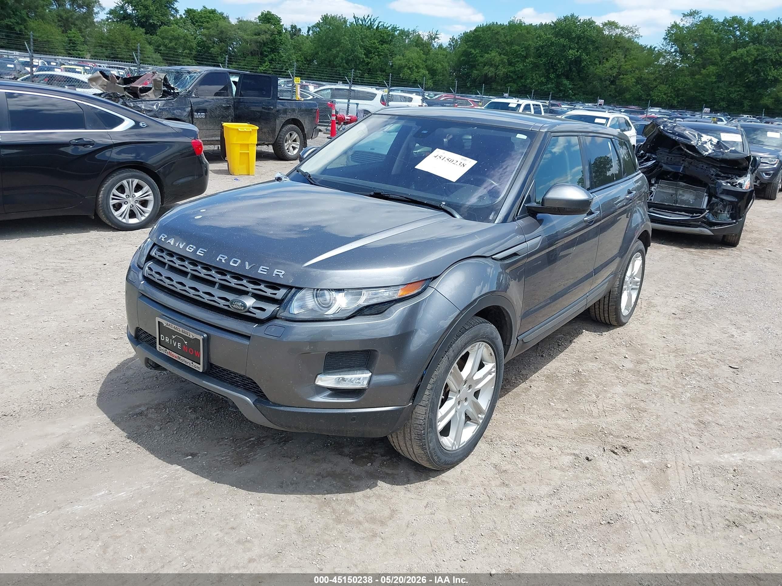2015 Land Rover Range Rover Evoque Pure Gray vin: SALVP2BG5FH039208