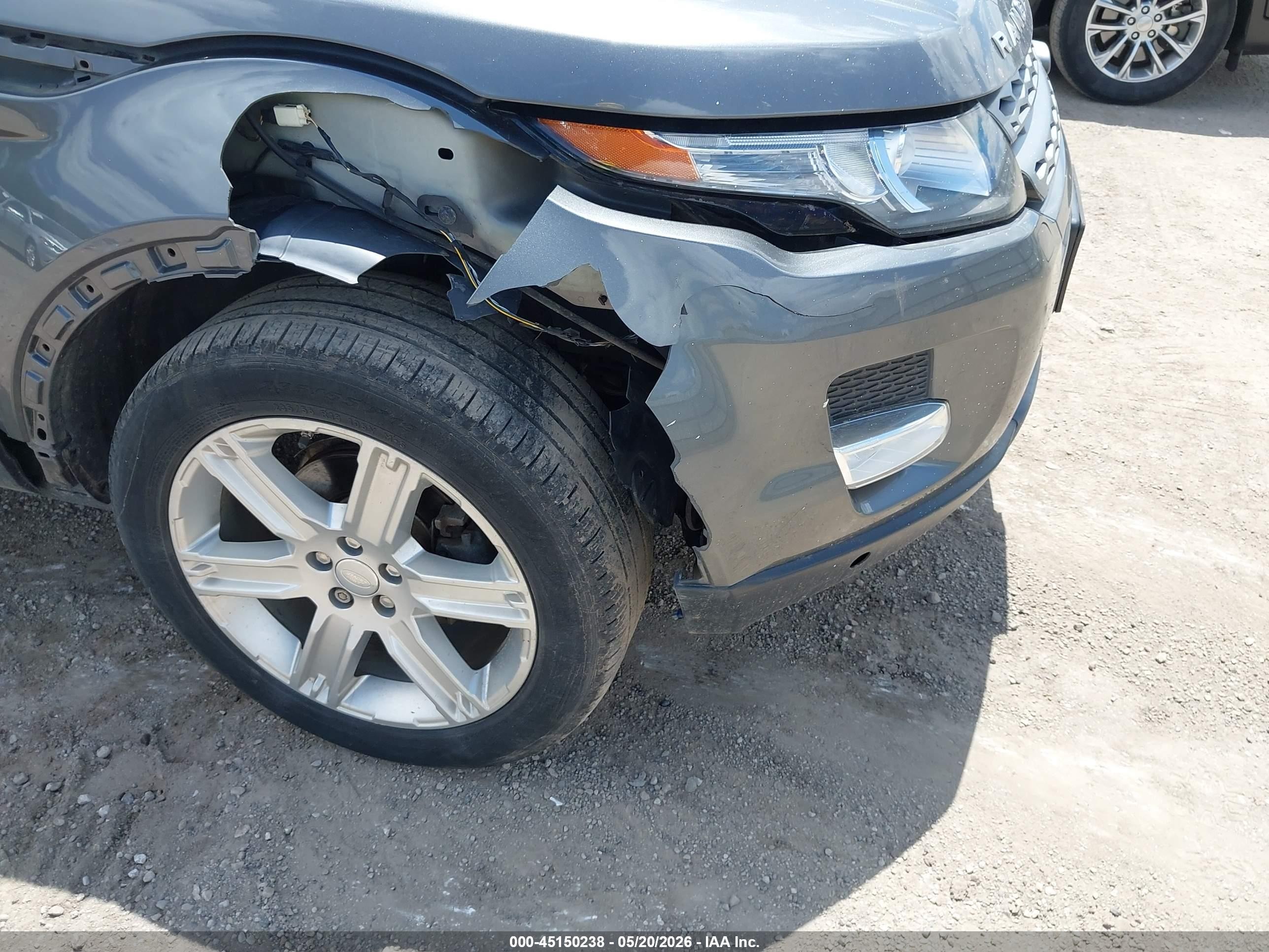 2015 Land Rover Range Rover Evoque Pure Gray vin: SALVP2BG5FH039208