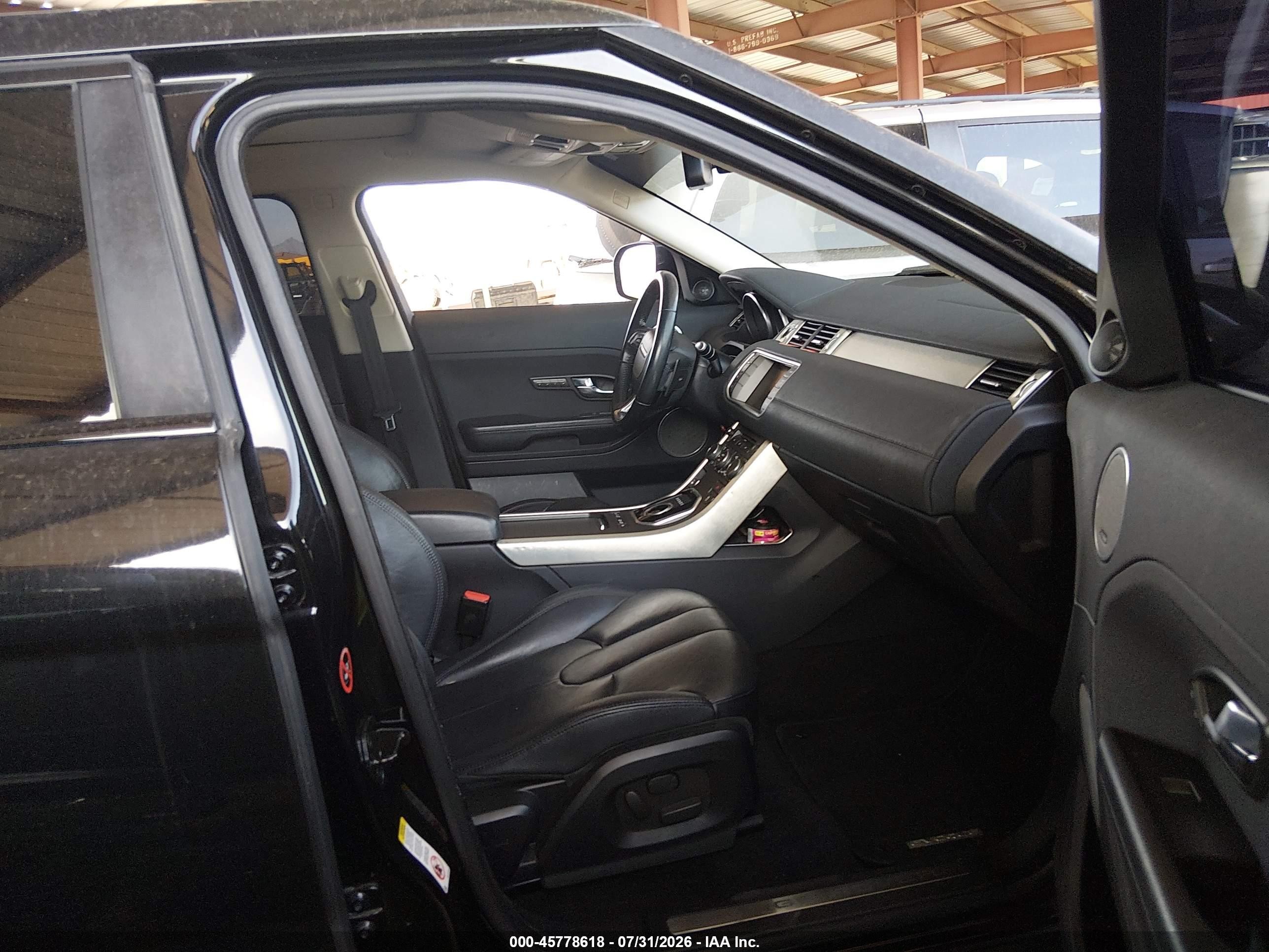 2013 Land Rover Range Rover Evoque Pure Black vin: SALVP2BG6DH821885