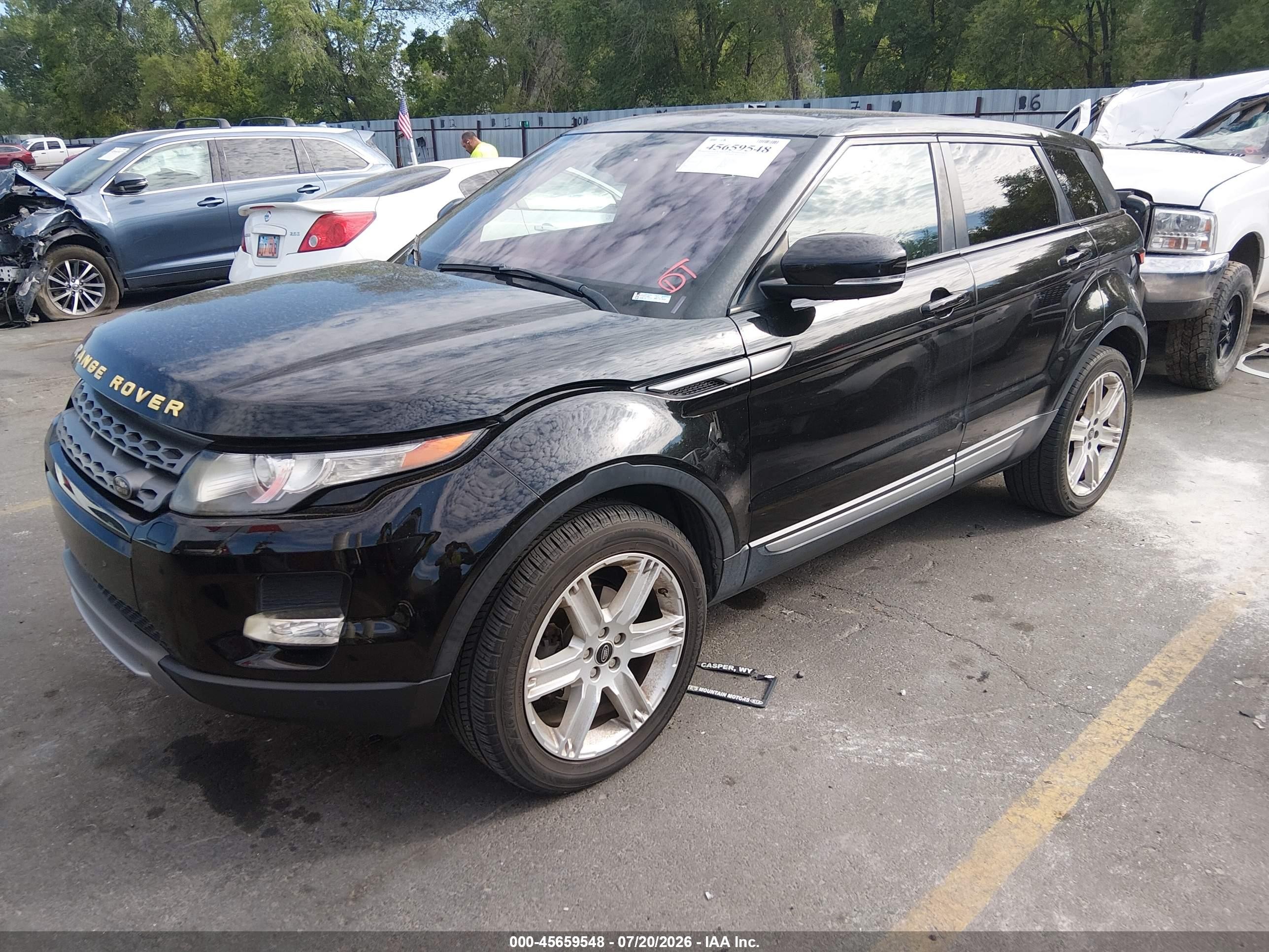 2013 Land Rover Range Rover Evoque Pure Black vin: SALVP2BG6DH834605