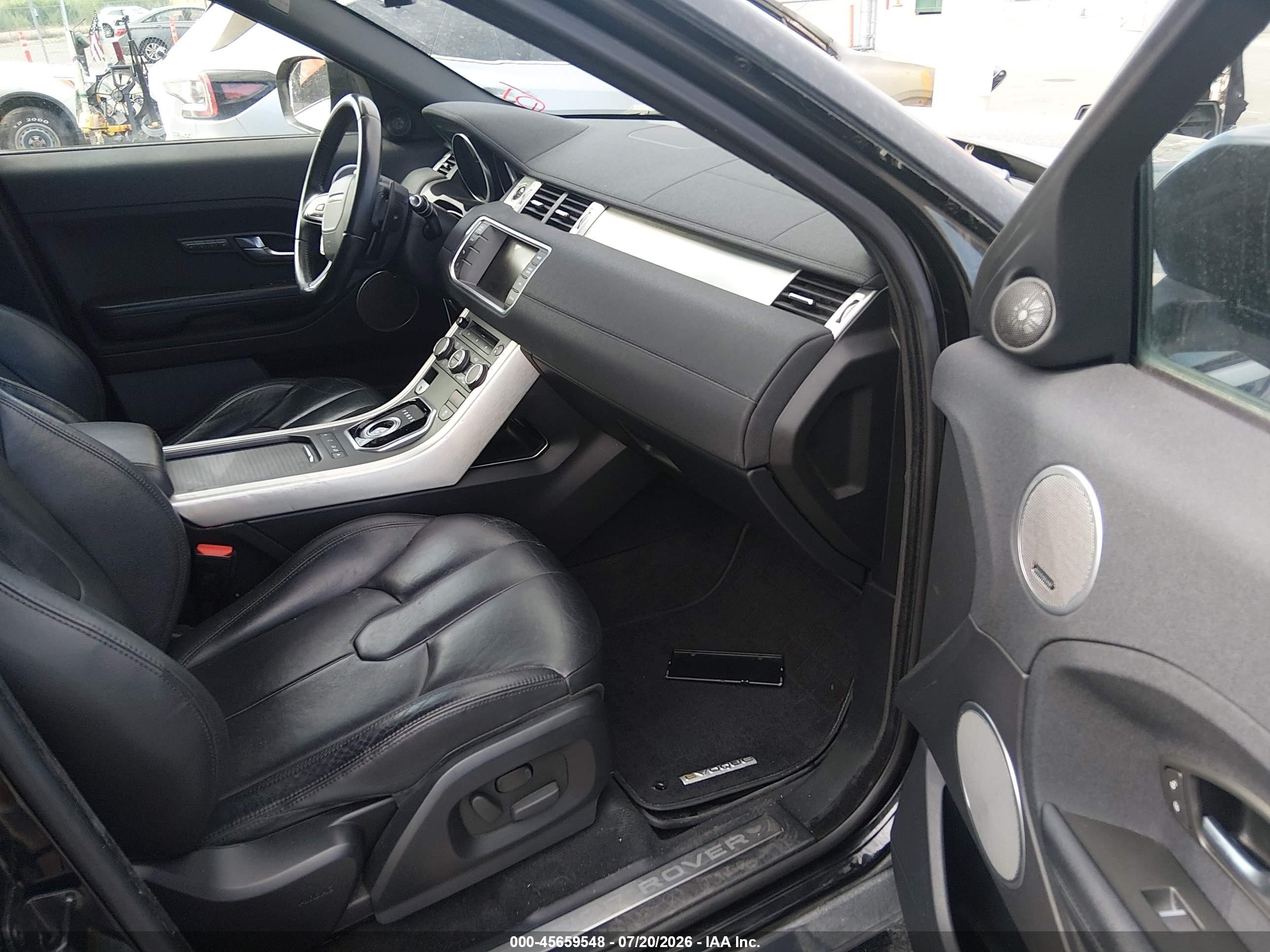2013 Land Rover Range Rover Evoque Pure Black vin: SALVP2BG6DH834605