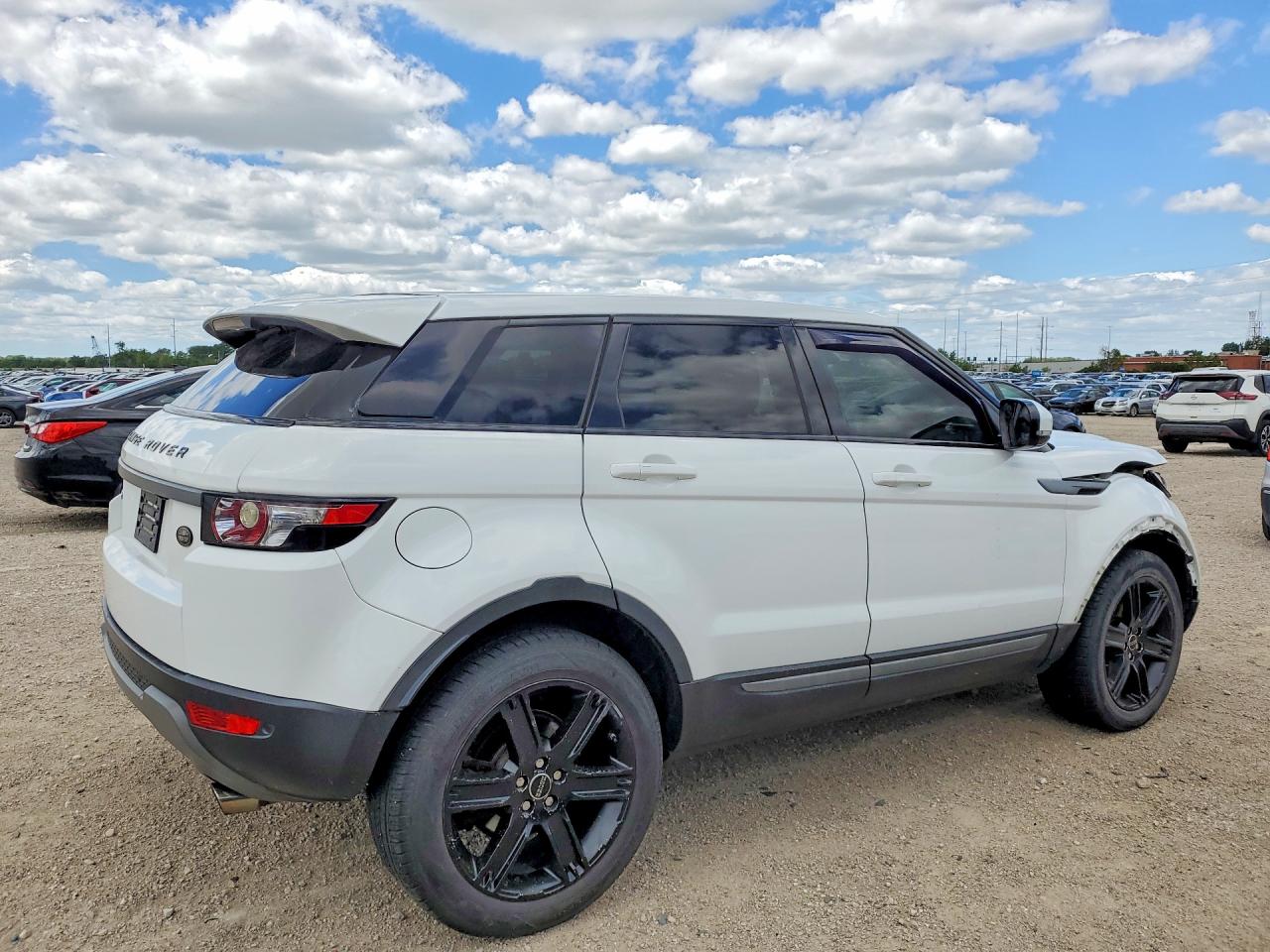 2012 Land Rover Range Rover Evoque Pure Plus White vin: SALVP2BG7CH661935