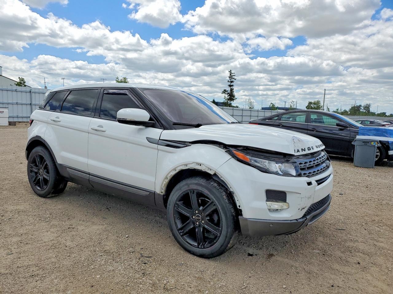 2012 Land Rover Range Rover Evoque Pure Plus White vin: SALVP2BG7CH661935