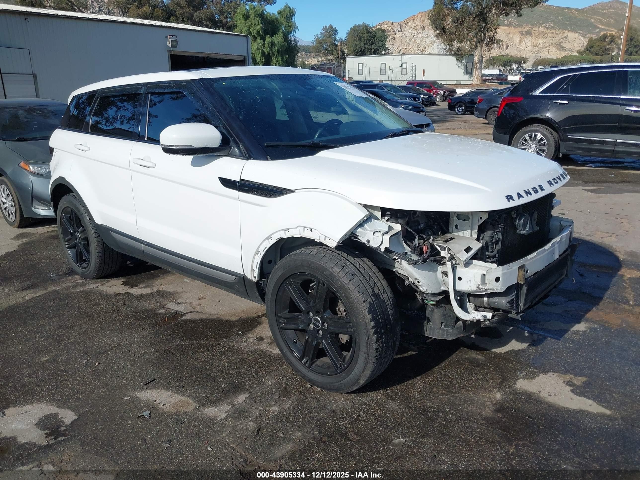 2012 Land Rover Range Rover Evoque Pure Plus White vin: SALVP2BG7CH688407