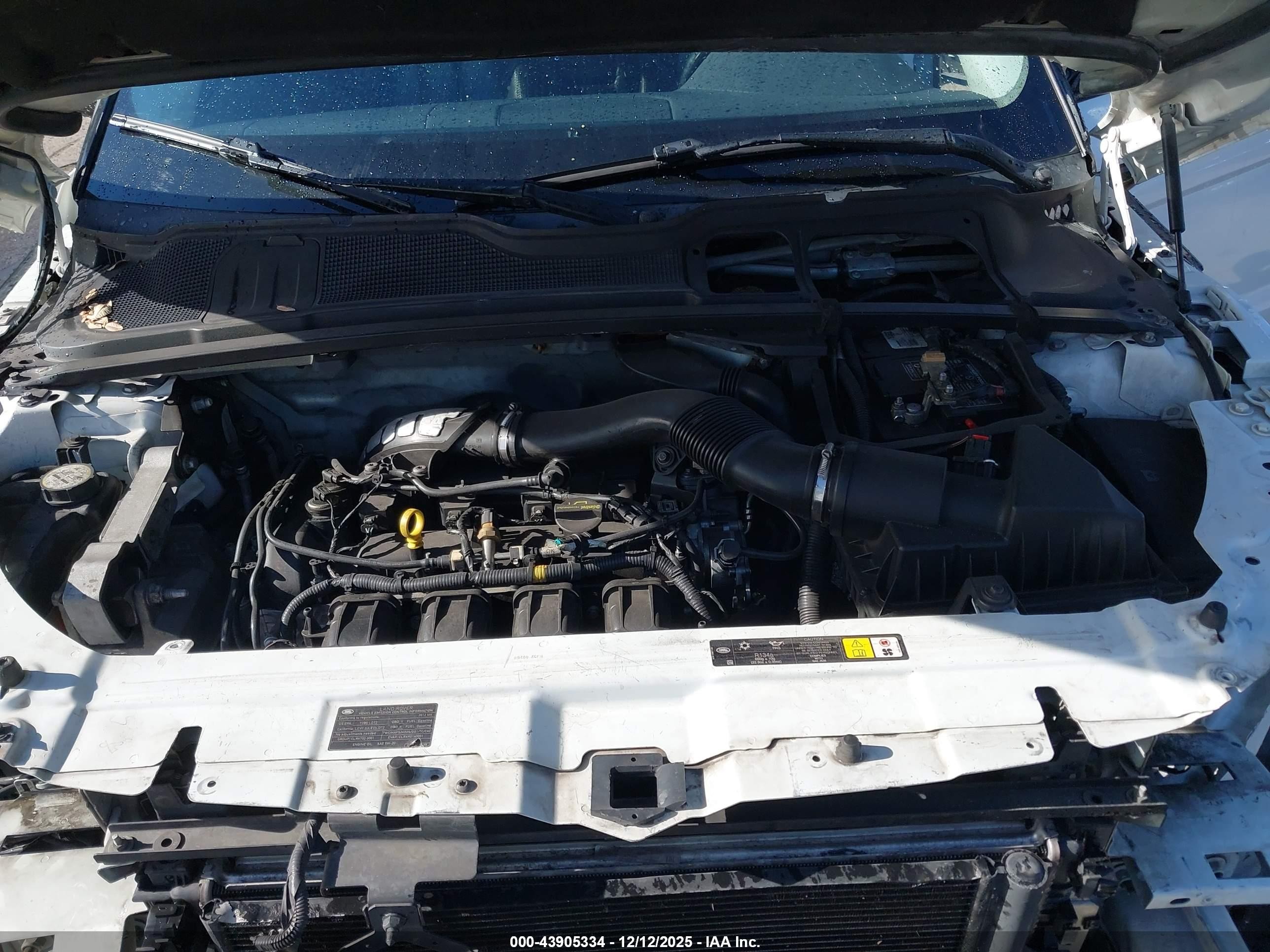 2012 Land Rover Range Rover Evoque Pure Plus White vin: SALVP2BG7CH688407