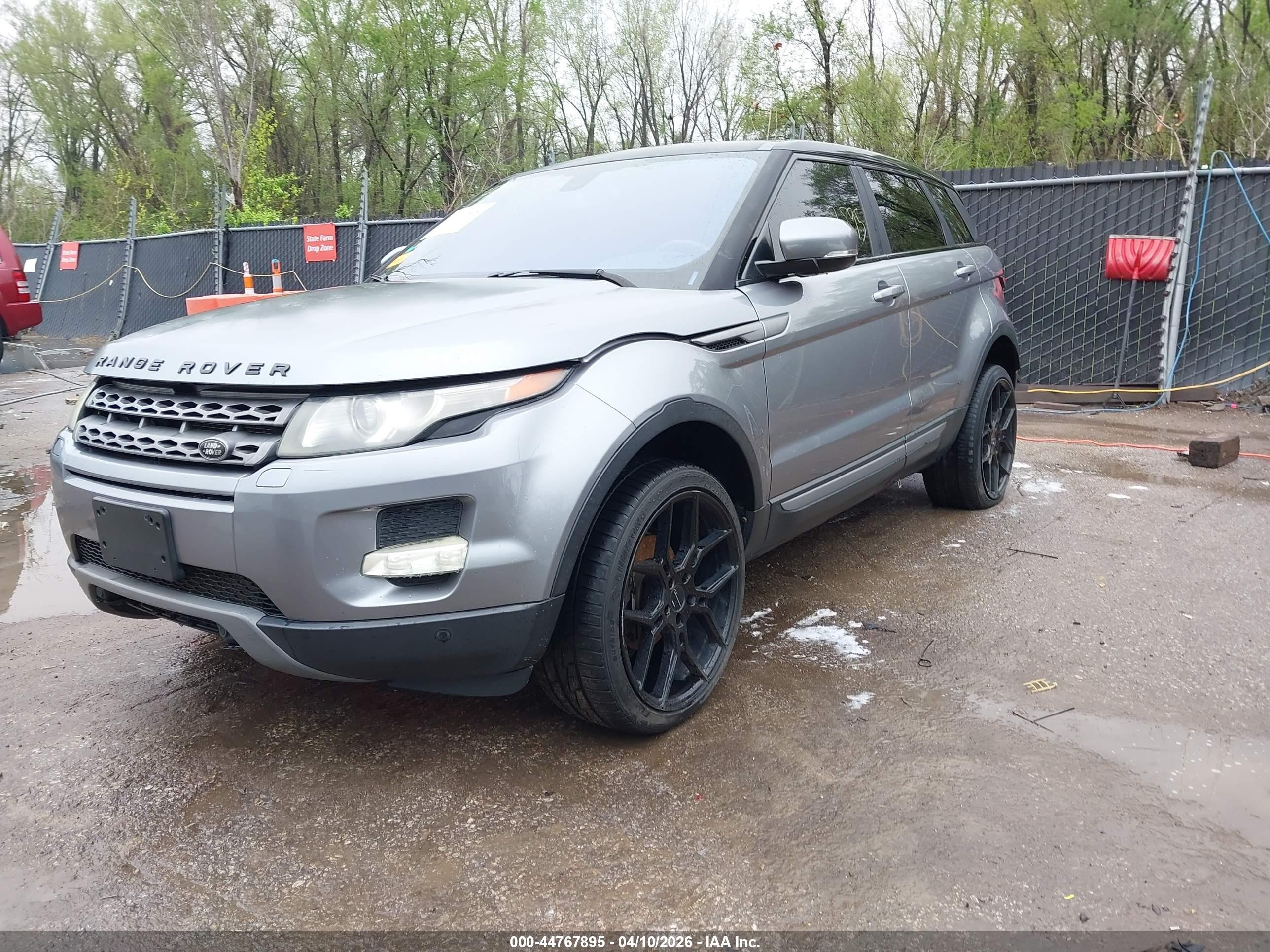 2013 Land Rover Range Rover Evoque Pure Gray vin: SALVP2BG7DH837397