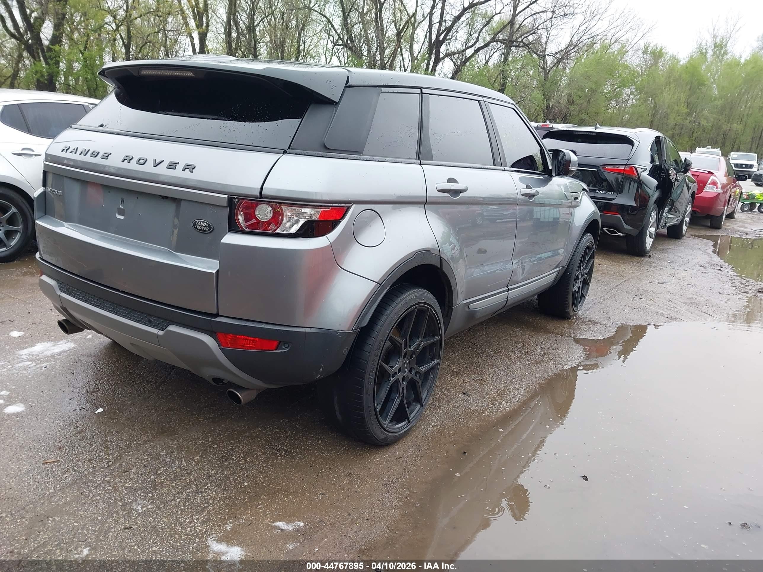2013 Land Rover Range Rover Evoque Pure Gray vin: SALVP2BG7DH837397
