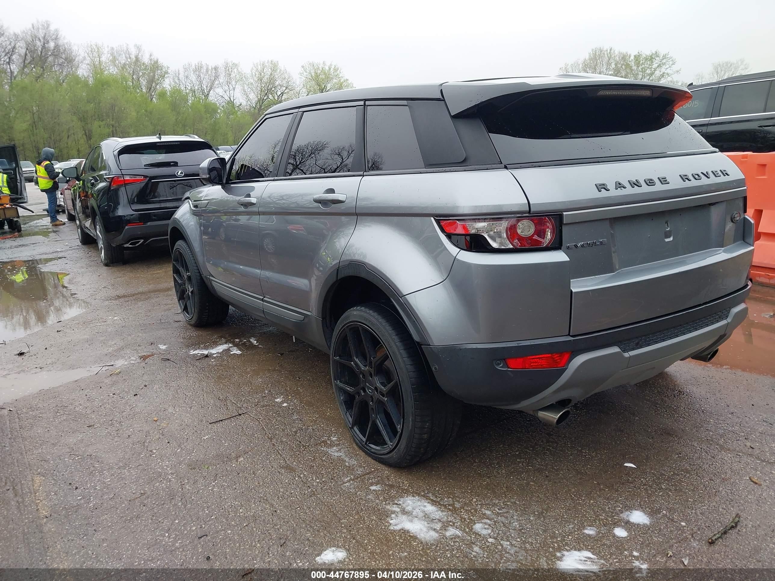 2013 Land Rover Range Rover Evoque Pure Gray vin: SALVP2BG7DH837397
