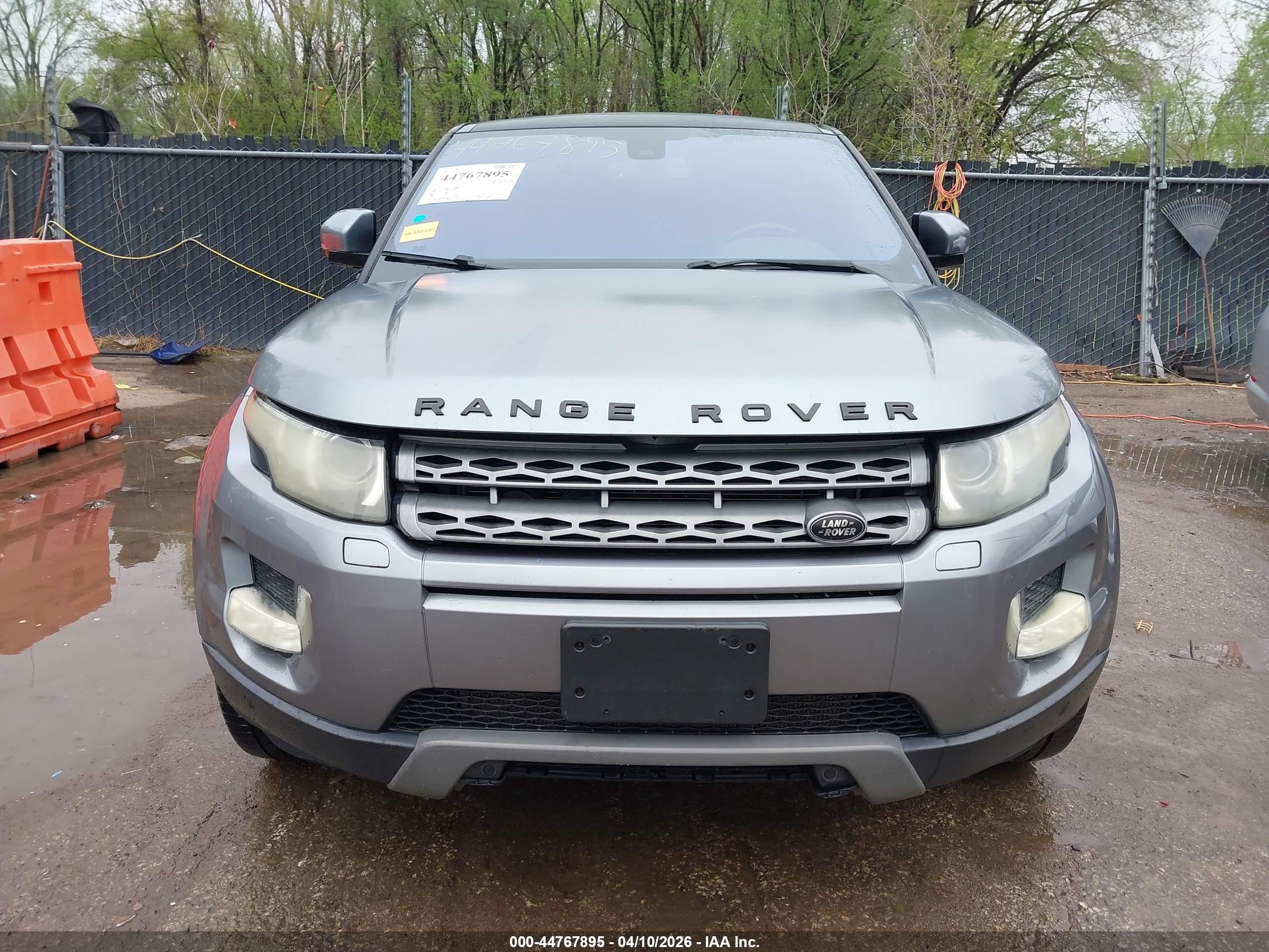 2013 Land Rover Range Rover Evoque Pure Gray vin: SALVP2BG7DH837397