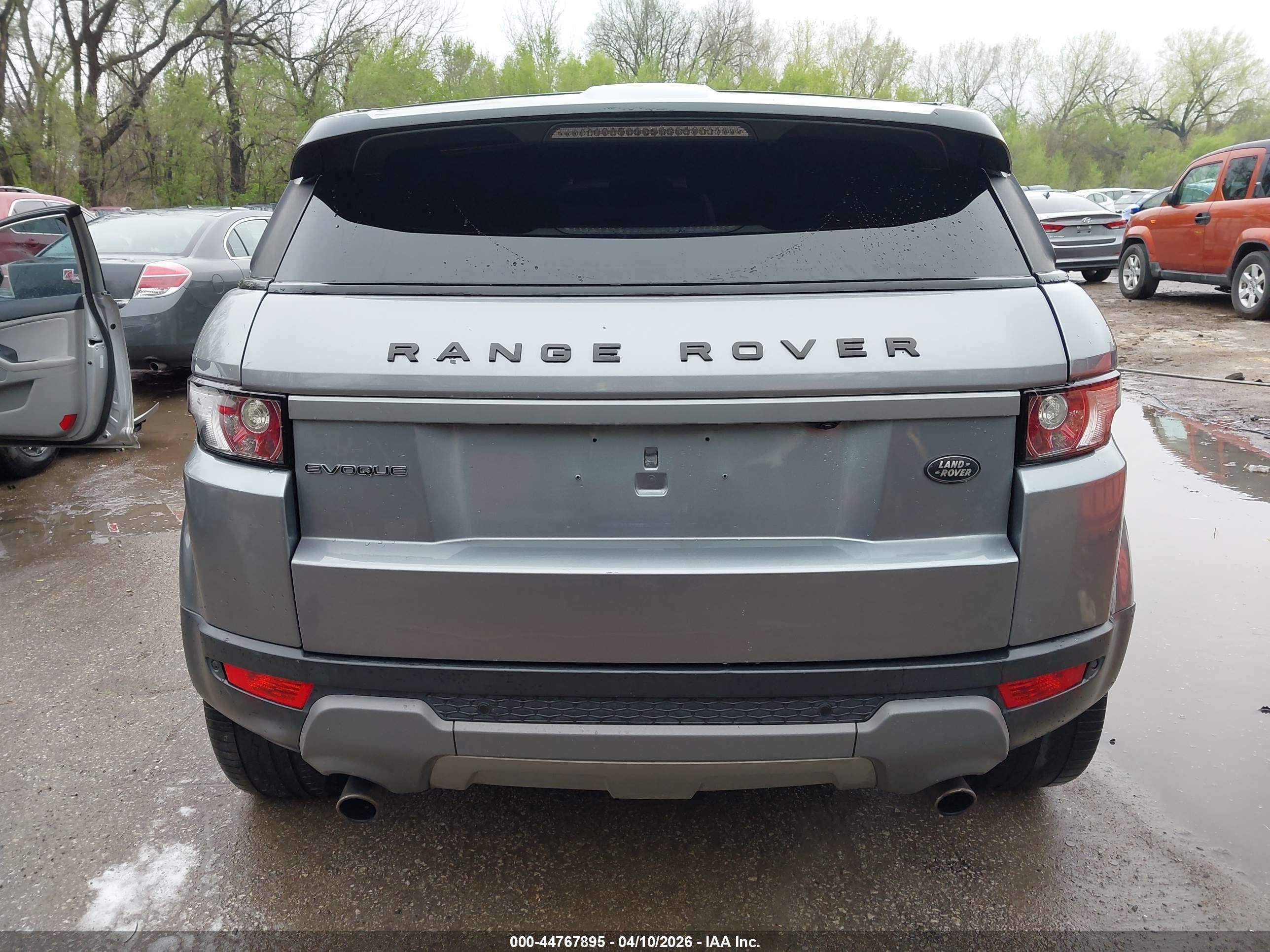 2013 Land Rover Range Rover Evoque Pure Gray vin: SALVP2BG7DH837397