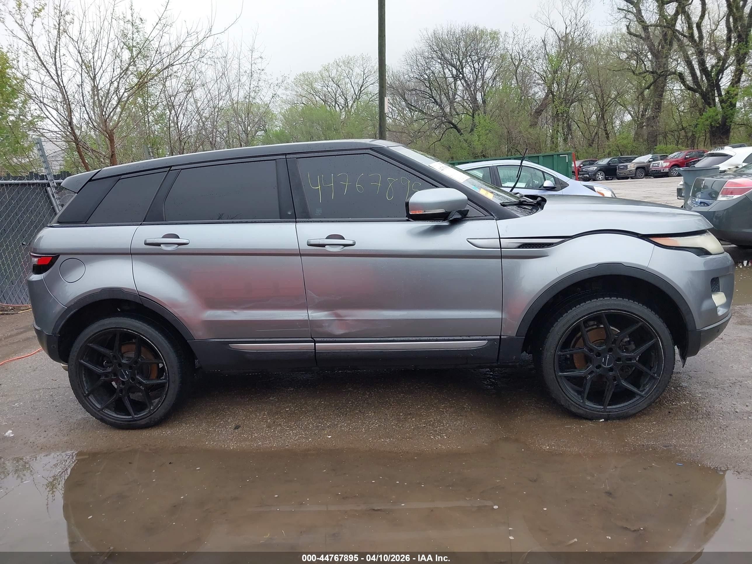2013 Land Rover Range Rover Evoque Pure Gray vin: SALVP2BG7DH837397