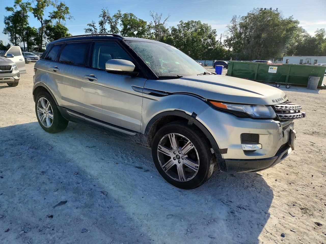 2013 Land Rover Range Rover Evoque Pure Plus Silver vin: SALVP2BG7DH837545