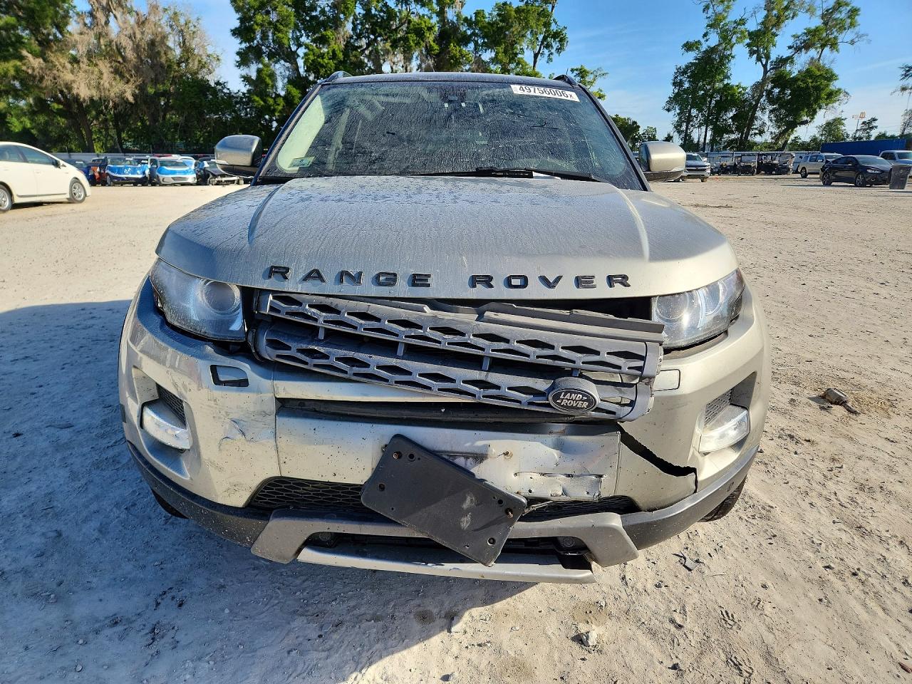 2013 Land Rover Range Rover Evoque Pure Plus Silver vin: SALVP2BG7DH837545