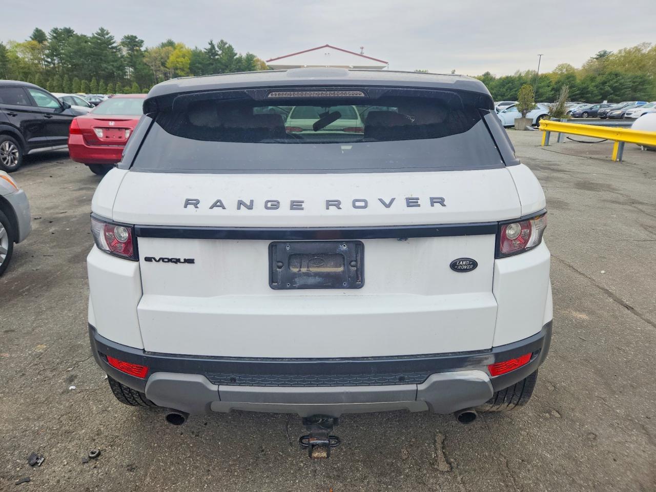 2014 Land Rover Range Rover Evoque Pure Plus White vin: SALVP2BG7EH899335