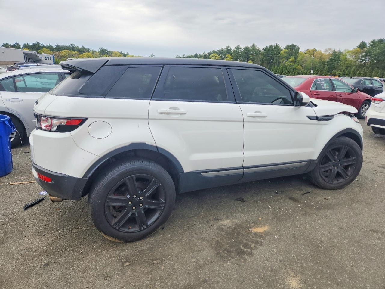 2014 Land Rover Range Rover Evoque Pure Plus White vin: SALVP2BG7EH899335