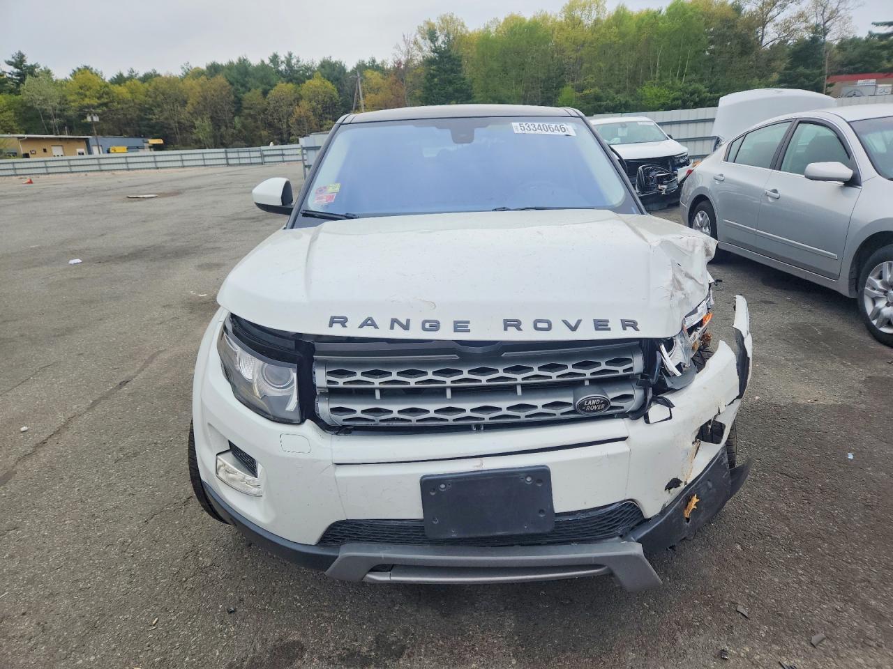 2014 Land Rover Range Rover Evoque Pure Plus White vin: SALVP2BG7EH899335